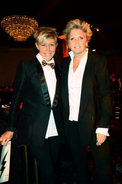 Nancy Locke and Meredith Baxter at The Beverly Hilton Hotel on May 18, 2013 in Beverly Hills, California. | Photo: Getty Images