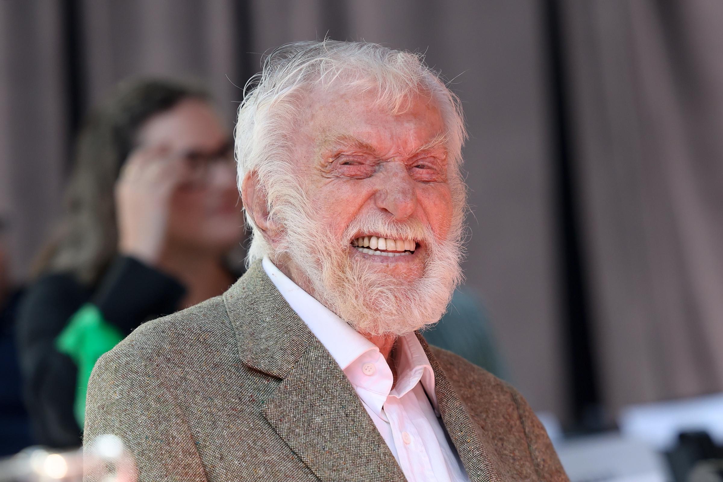 Dick Van Dyke attends Carol Burnett's Hand and Footprint in the Cement Ceremony at TCL Chinese Theatre on June 20, 2024 in Hollywood, California | Source: Getty Images