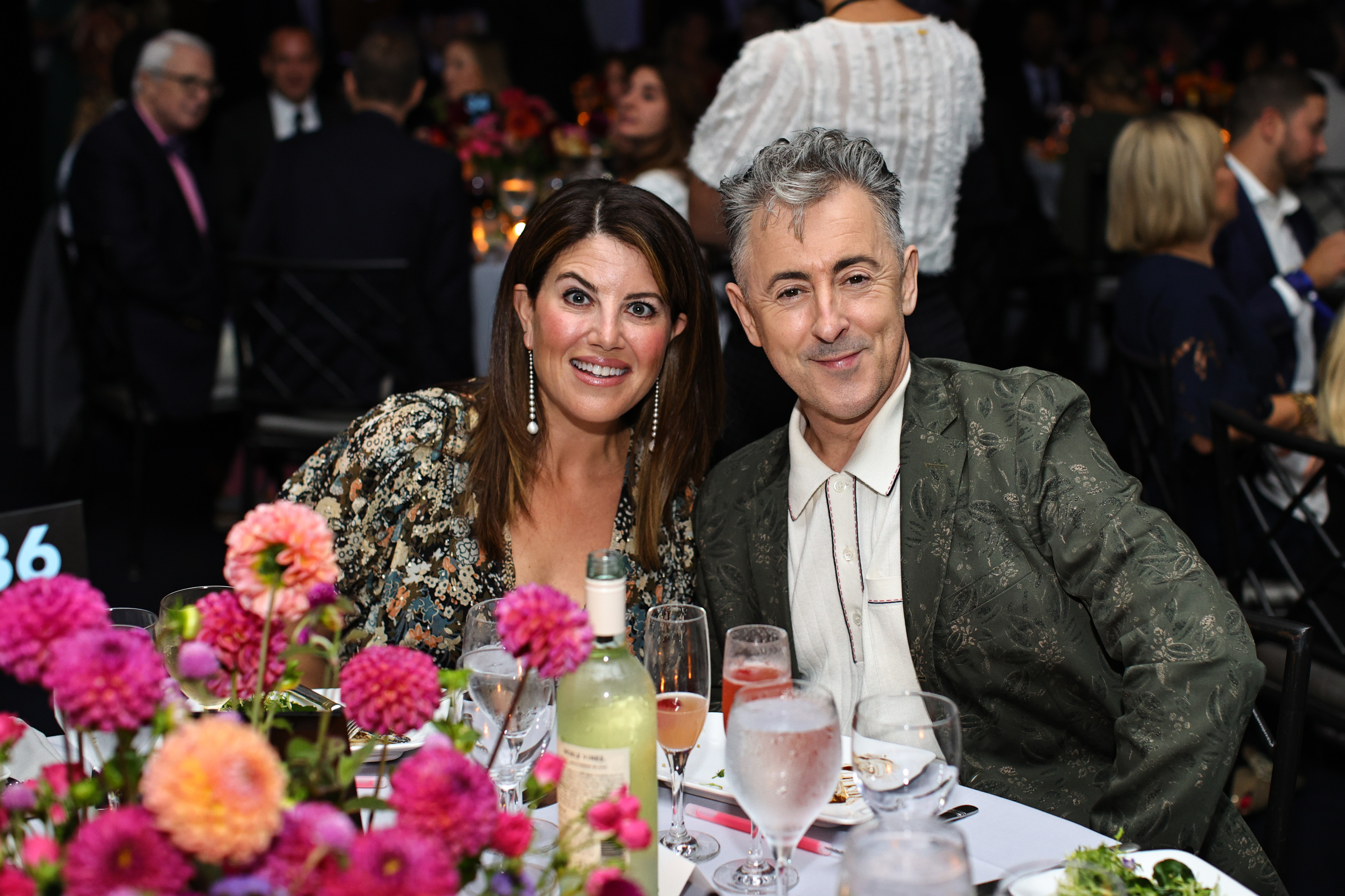 Monica Lewinsky and Alan Cumming at the 2021 Hudson River Park Gala at Pier Sixty at Chelsea Piers on October 7, 2021 in New York City. | Source: Getty Images
