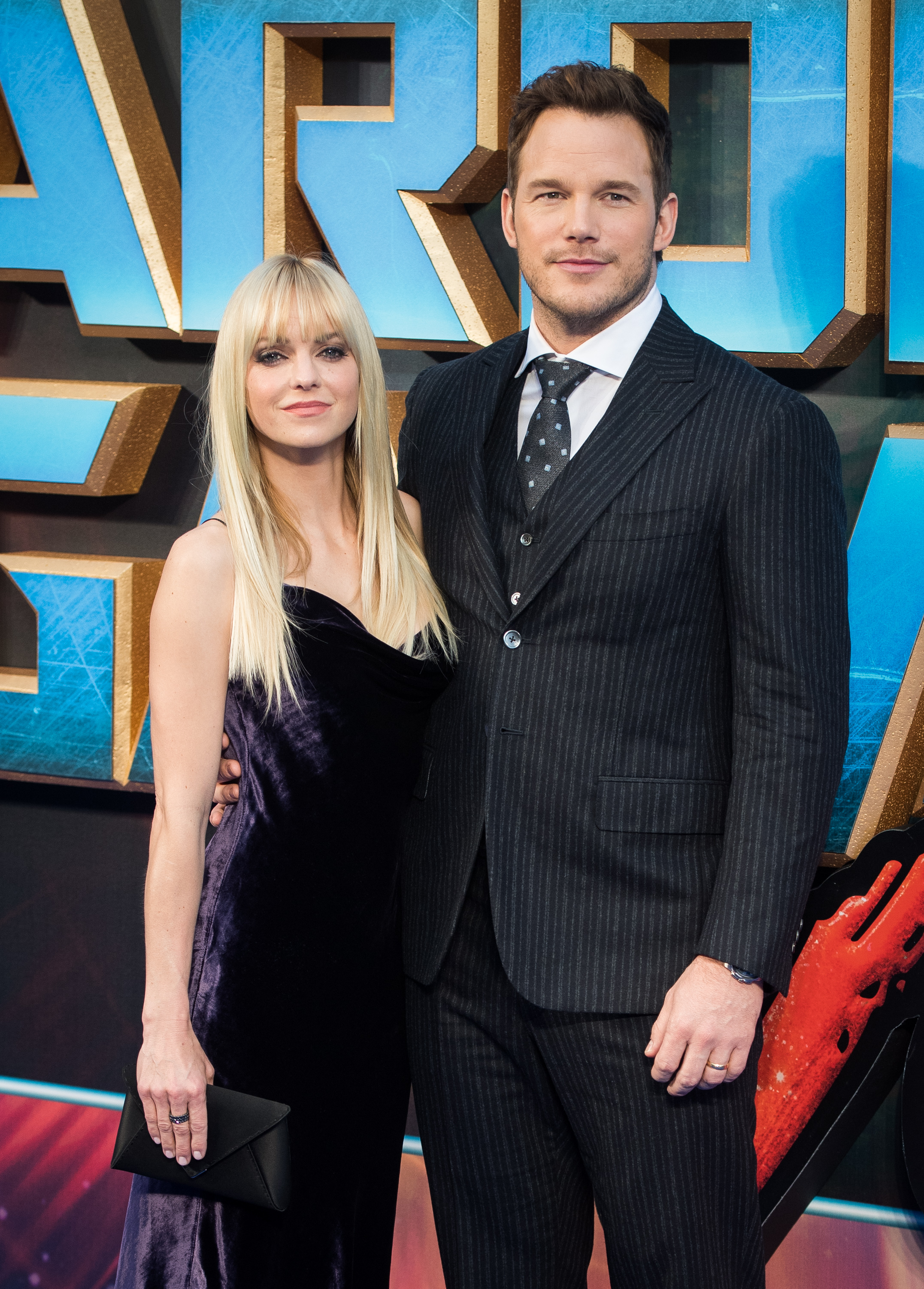 Chris Pratt and Anna Faris attend the European Gala Screening of "Guardians of the Galaxy Vol. 2" at Eventim Apollo on April 24, 2017 in London, United Kingdom. | Source: Getty Images