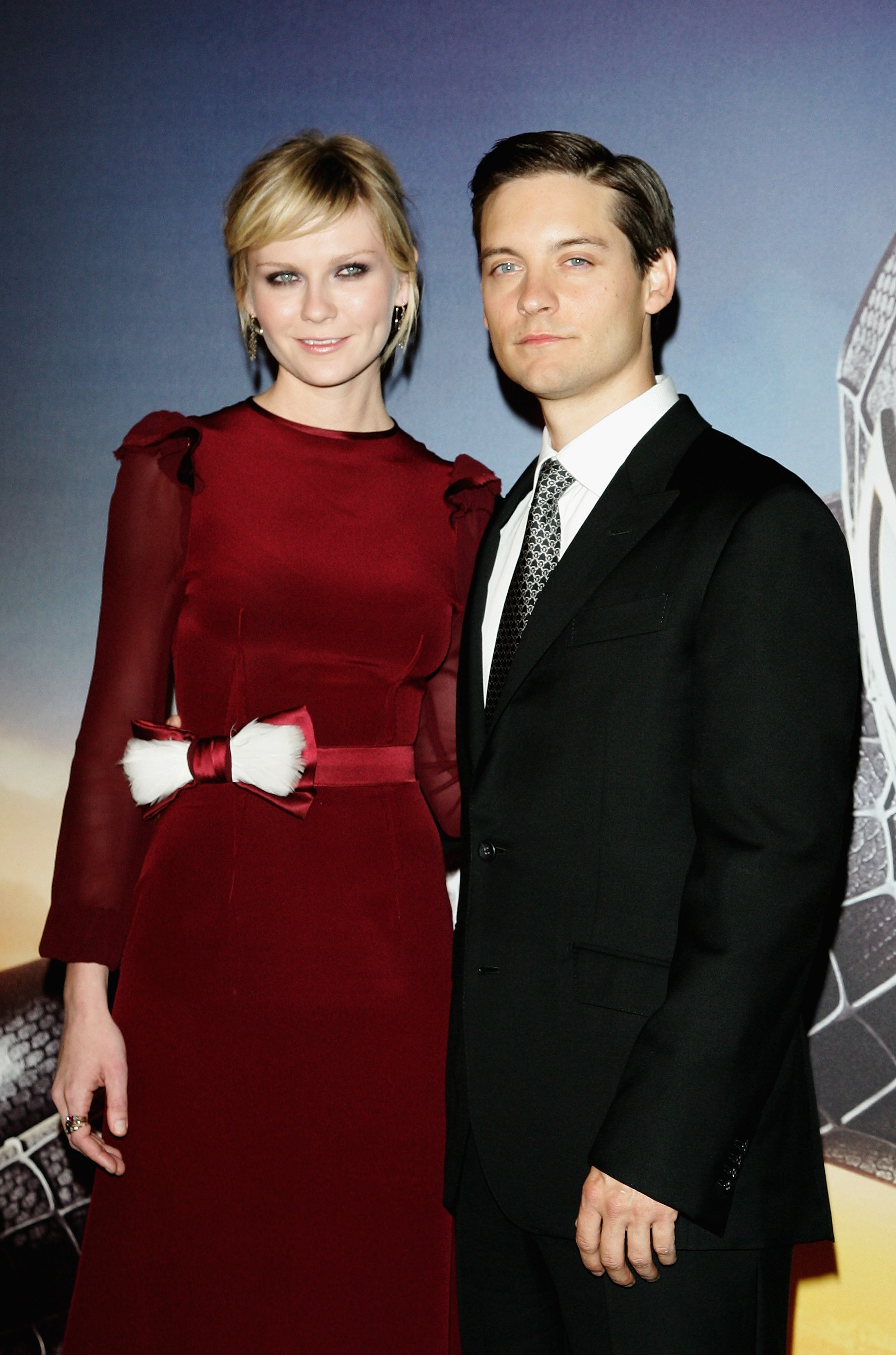 Kirsten Dunst and Tobey Maguire attend the "Spider-Man 3" premiere on April 27, 2007, in Paris, France. | Source: Getty Images