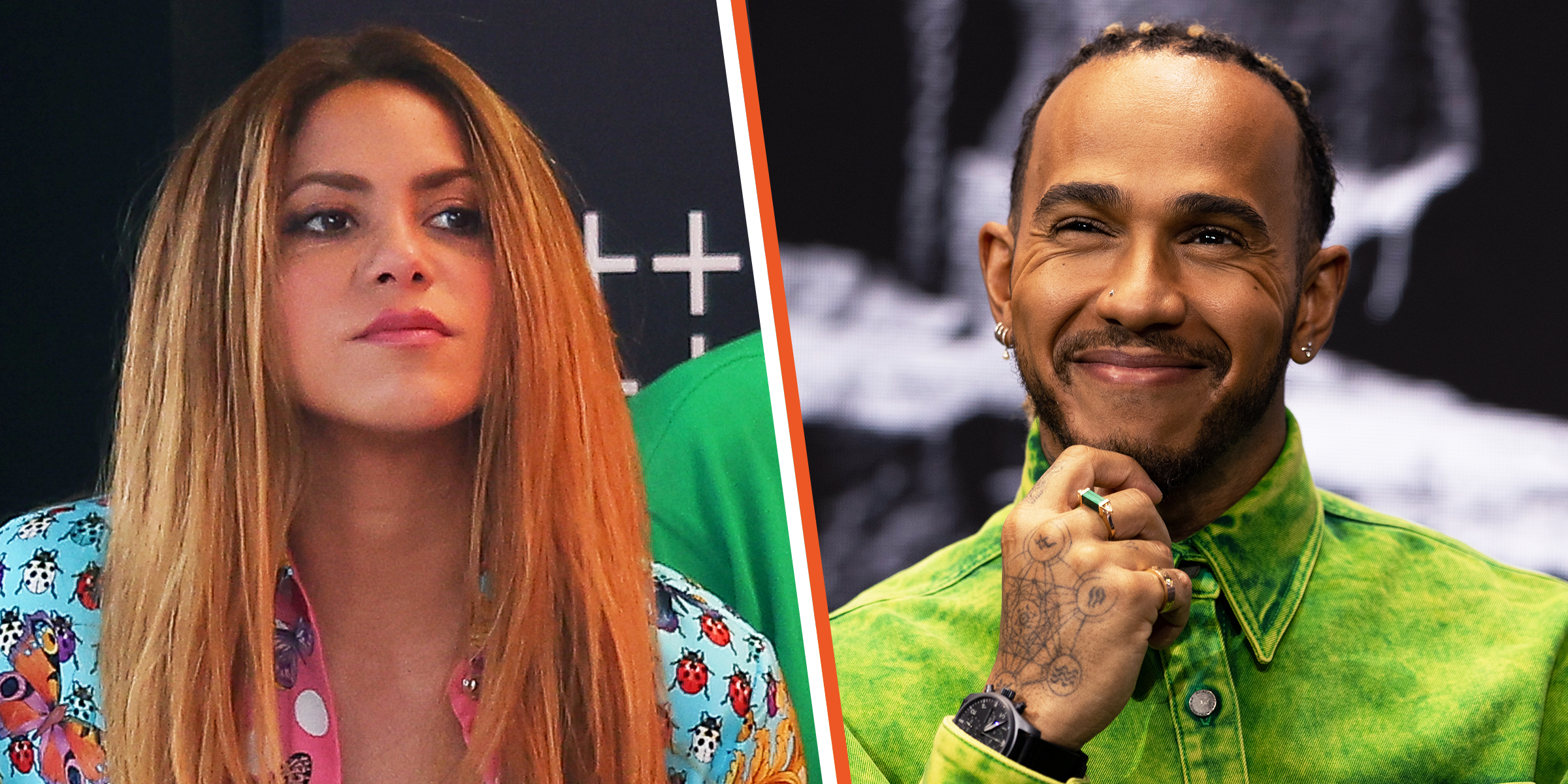 Shakira | Lewis Hamilton | Sources: Getty Images | Getty Images