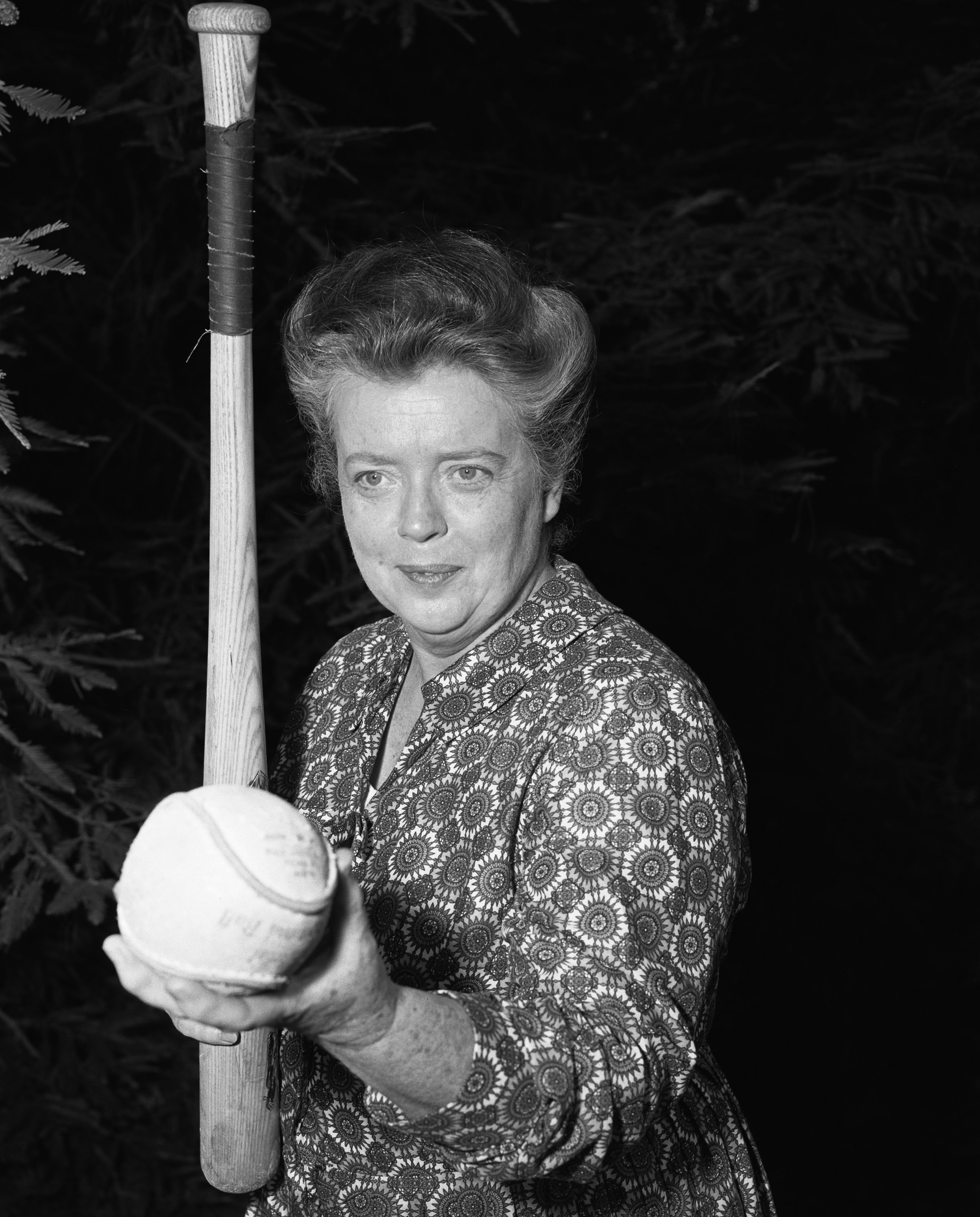 Frances Bavier as Aunt Bee Taylor on "The Andy Griffith Show" on July 26, 1960, in Los Angeles. | Source: Getty Images