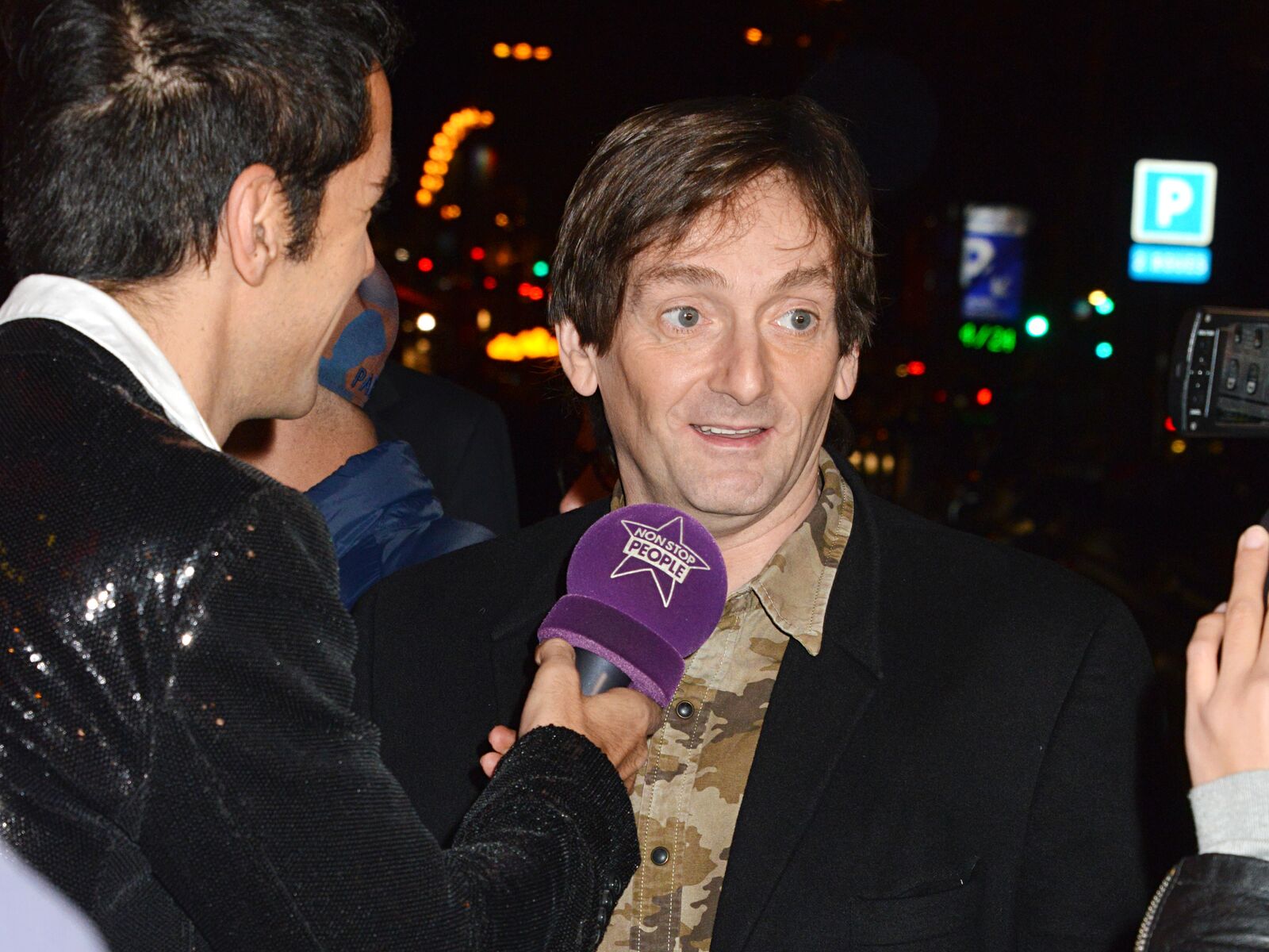 Pierre Palmade à Paris au Crazy Horse Saloon le 9 novembre 2014, France. | Photo : Getty Images