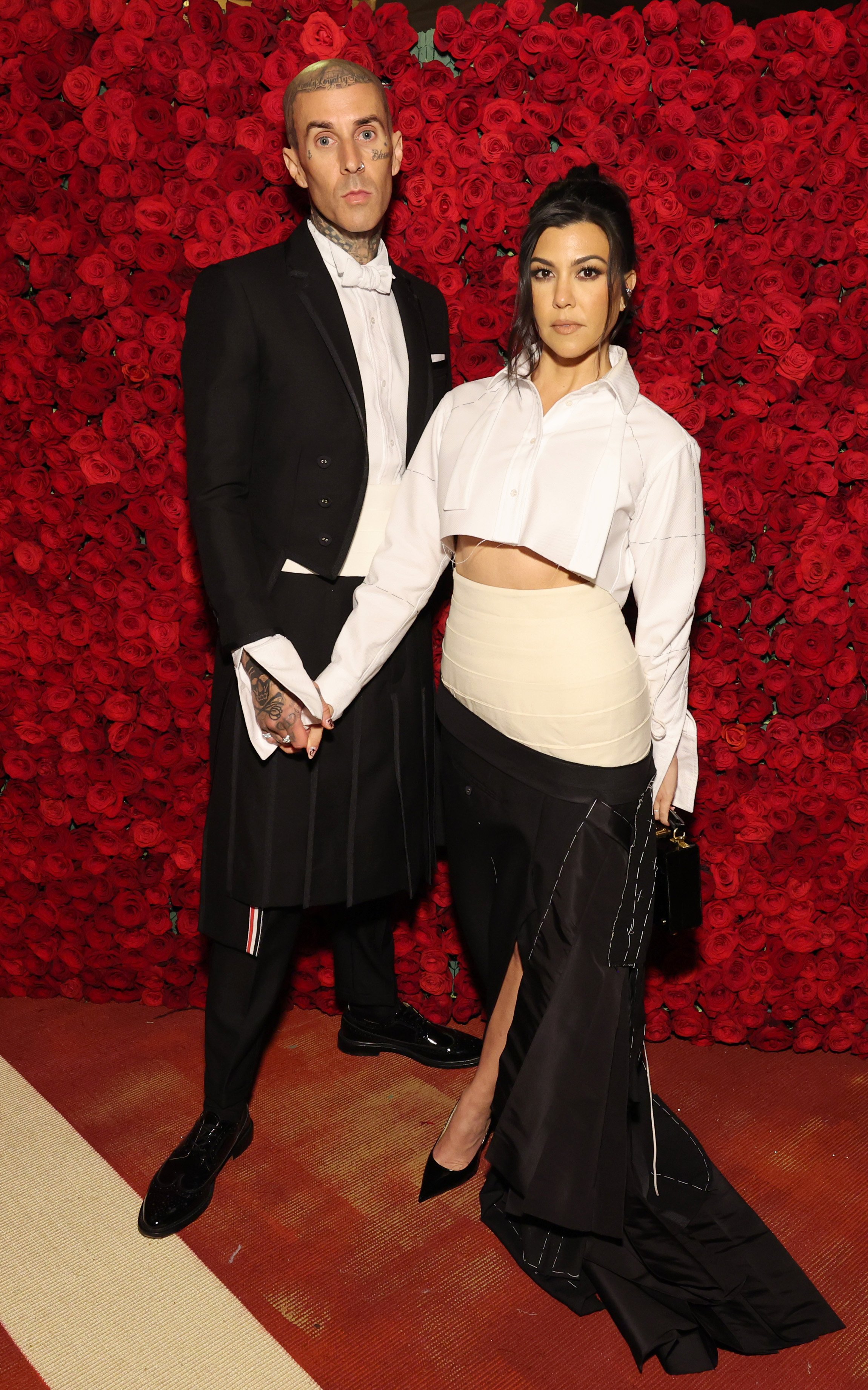 Travis Barker and Kourtney Kardashian arrive at The 2022 Met Gala Celebrating "In America: An Anthology of Fashion" at The Metropolitan Museum of Art on May 02, 2022, in New York City. | Source: Getty Images