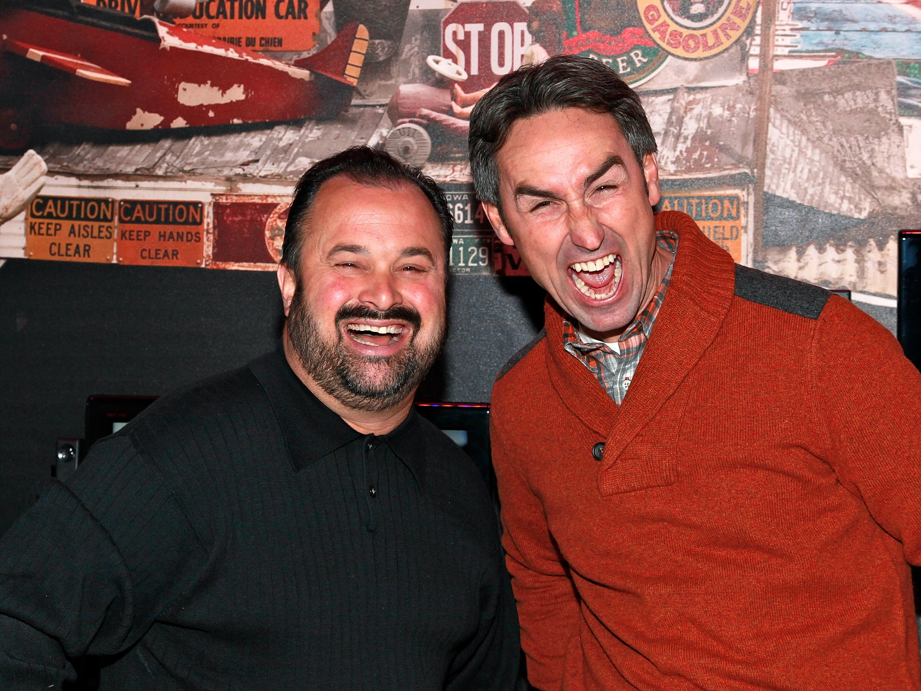 Frank Fritz and Mike Wolfe at History Pop Shop in New York City on December 6, 2010 | Source: Getty Images