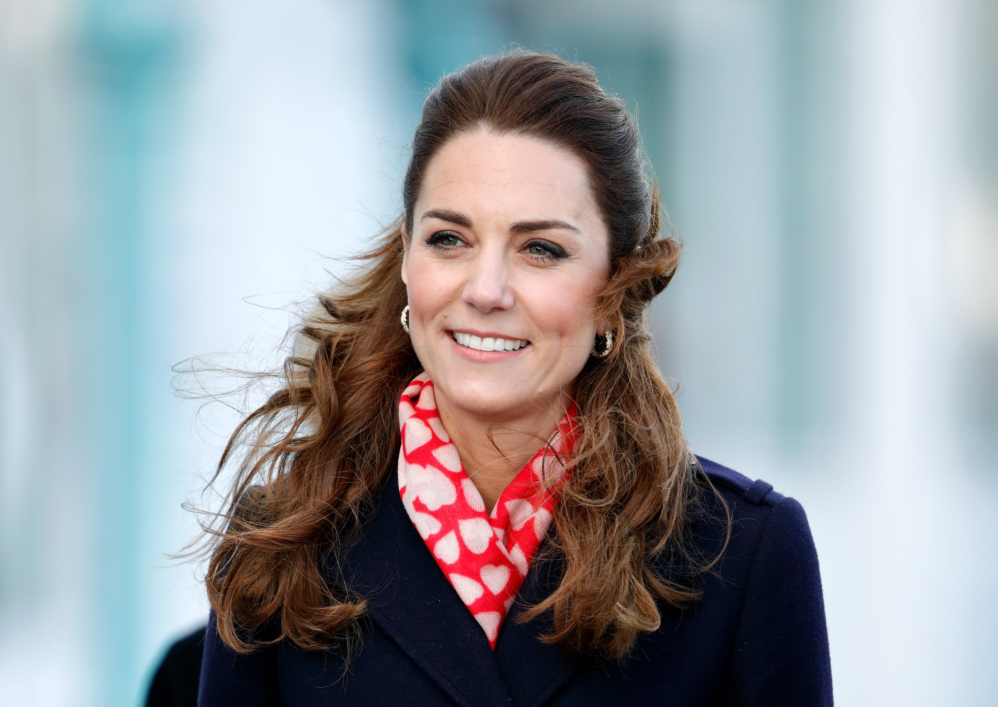 Kate Middleton visits the Royal National Lifeboat Institution (RNLI) Mumbles Lifeboat station on February 4, 2020, in Swansea, Wales. | Source: Getty Images.