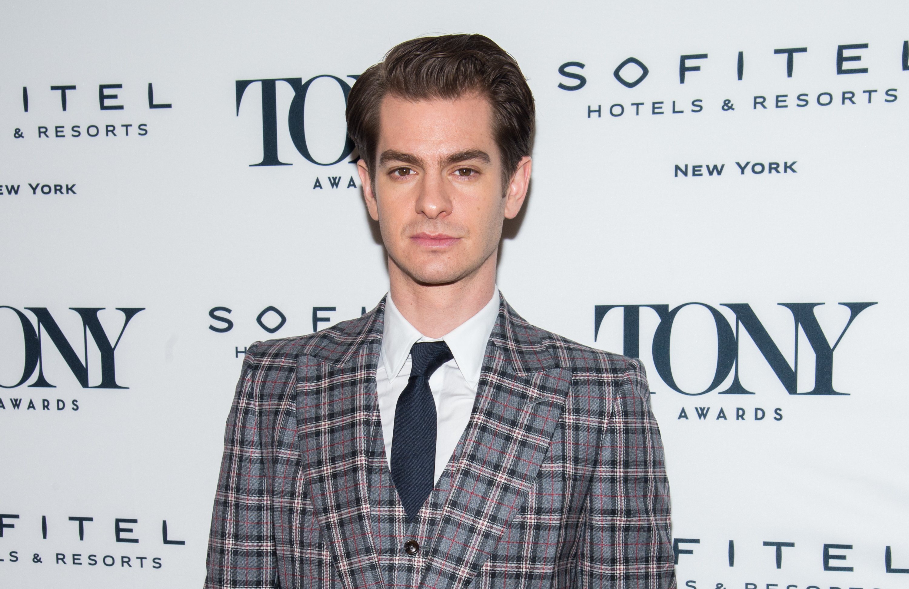 Andrew Garfield at the 2018 Tony Honors For Excellence In The Theatre and 2018 Special Award Recipients Cocktail Party at the Sofitel Hotel in New York City | Photo: Mark Sagliocco/WireImage via Getty Images