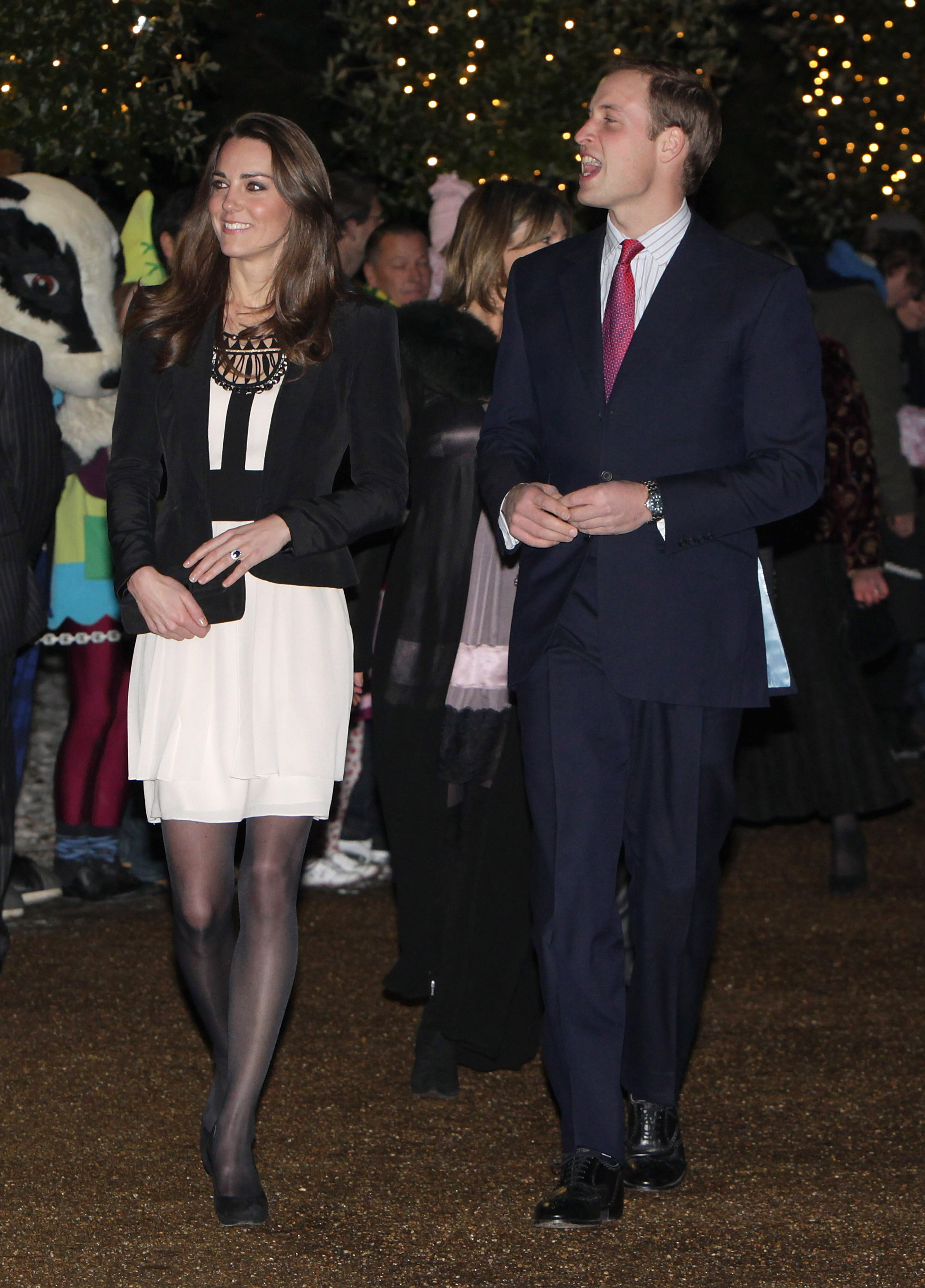 Prince William and Catherine Middleton attend a Christmas reception in aid of the Teenager Cancer Trust on December 18, 2010 in Fakenham, England | Source: Getty Images
