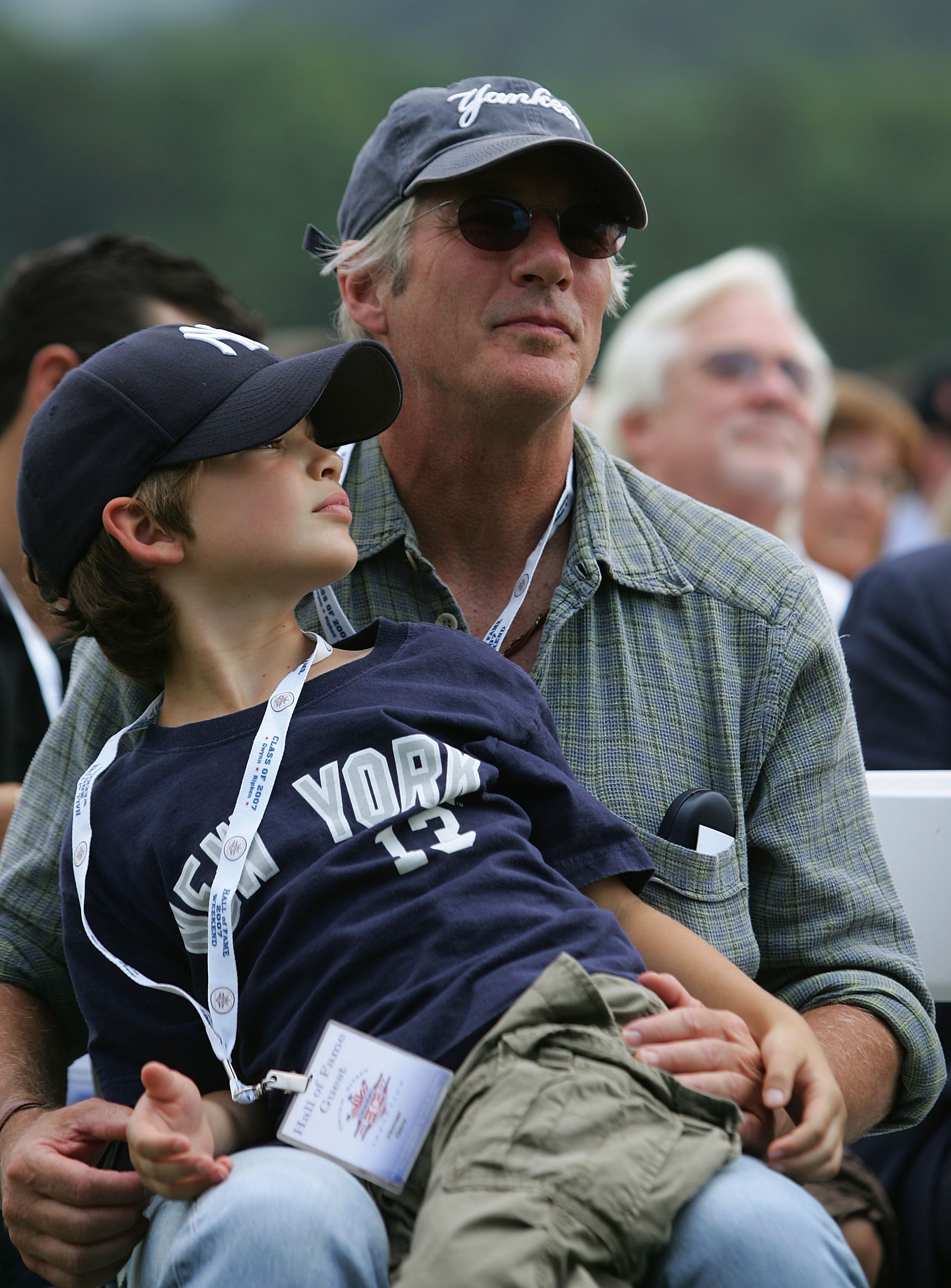 Richard Gere and son Homer on July 29, 2007 at Clark Sports Center in Cooperstown, New York | Source: Getty Images