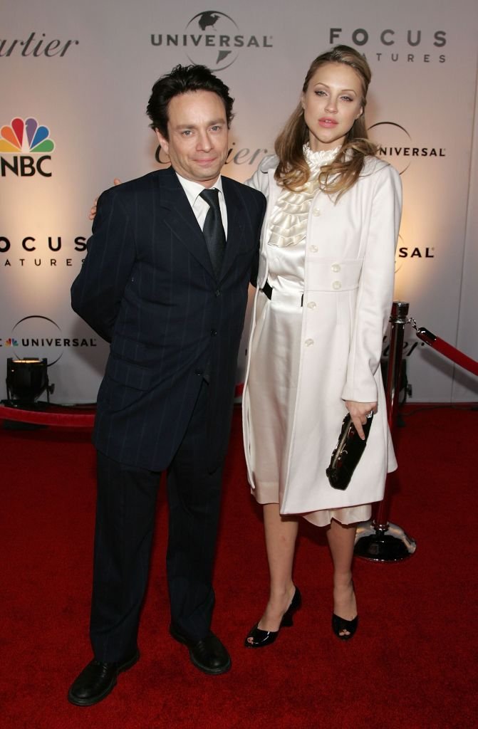 Chris Kattan (L) and guest Sunshine Deia Tutt arrive at the NBC/Universal Golden Globe After Party held at the Beverly Hilton | Getty Images