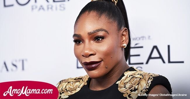 Serena Williams, 36, flashes her toned legs in a black mini dress during her recent appearance