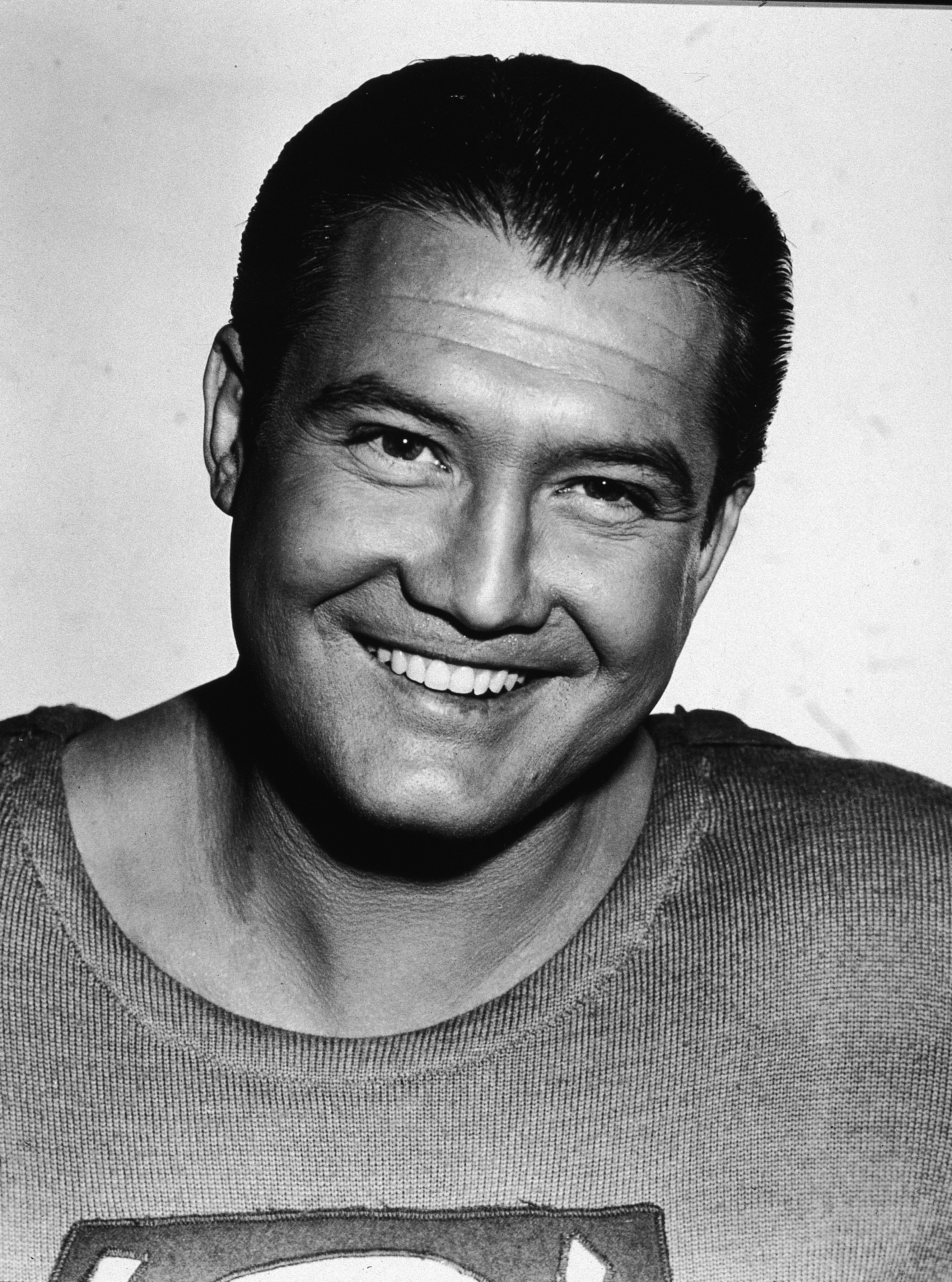 George Reeves in a promotional portrait while dressed as the star of "The Adventures of Superman," circa 1952 | Photo: Warner Bros./Getty Images