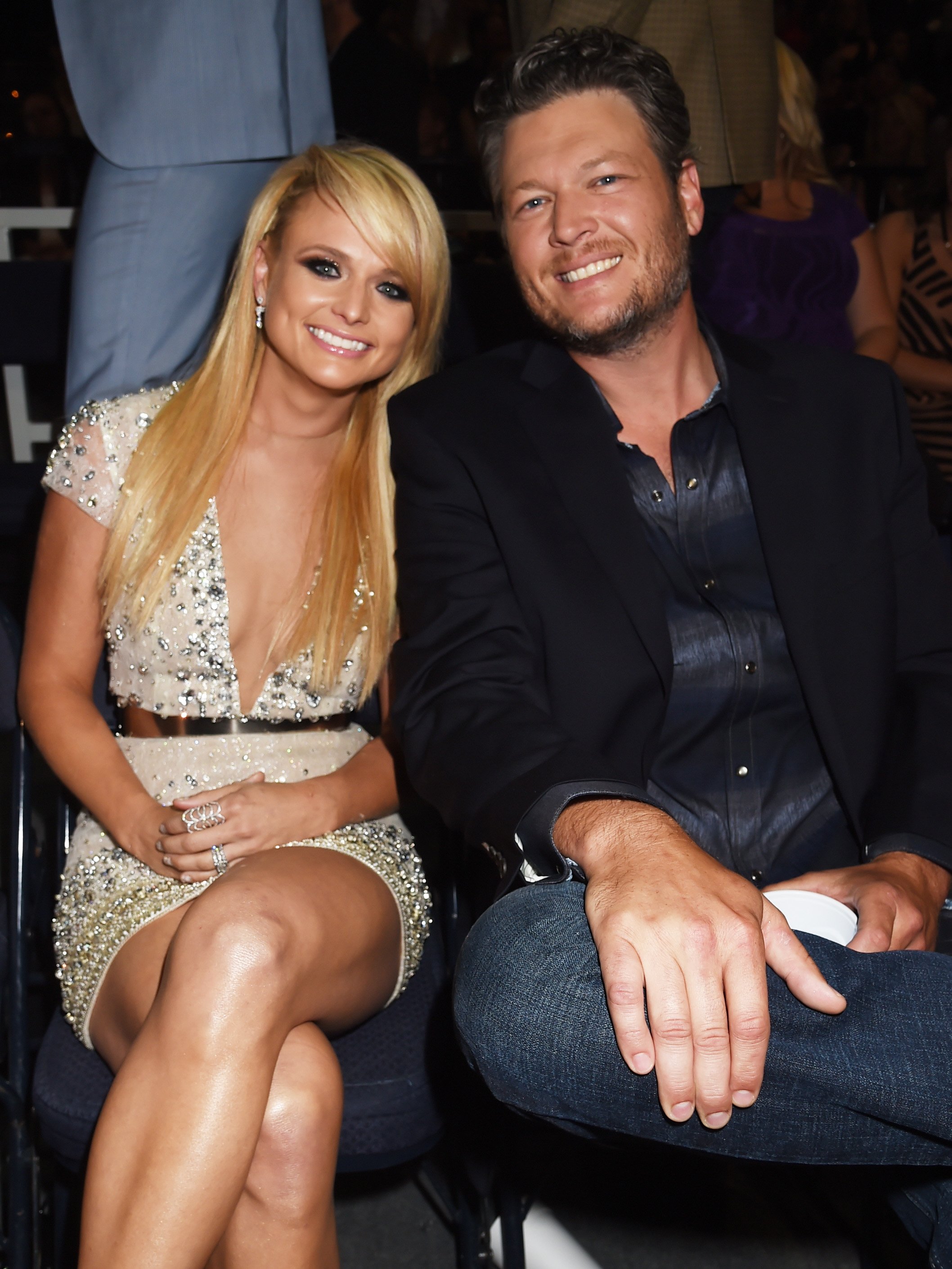 Miranda Lambert and Blake Shelton during the 2014 CMT Music Awards at the Bridgestone Arena on June 4, 2014 in Nashville, Tennessee. | Source: Getty Images