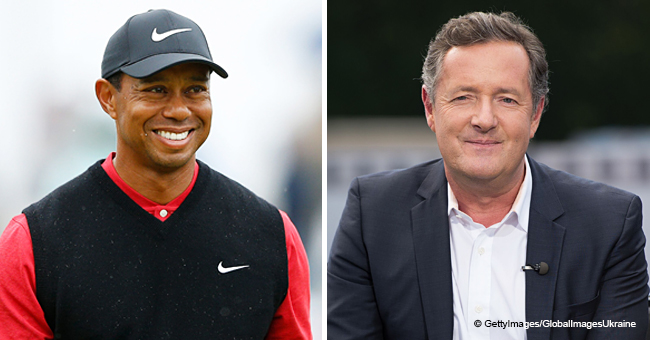 Piers Morgan Faces Backlash after His Inspirational Message on Tiger Woods' Iconic Victory