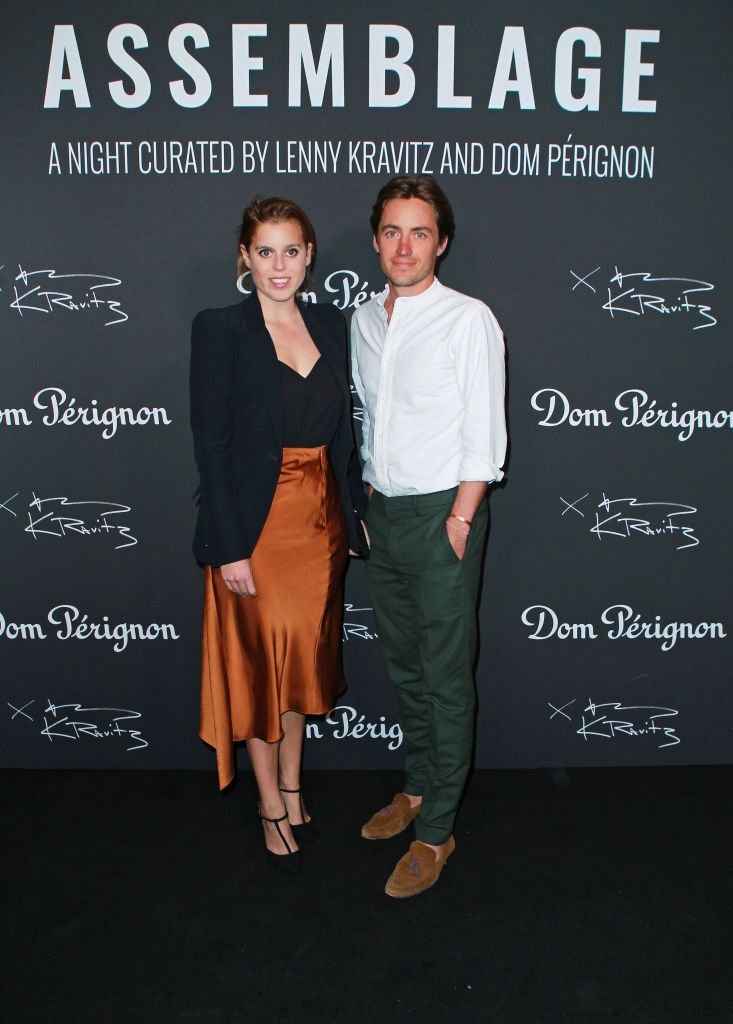 Princess Beatrice and Edoardo Mapelli Mozzi attend the Lenny Kravitz & Dom Perignon 'Assemblage' exhibition. | Source: Getty Images