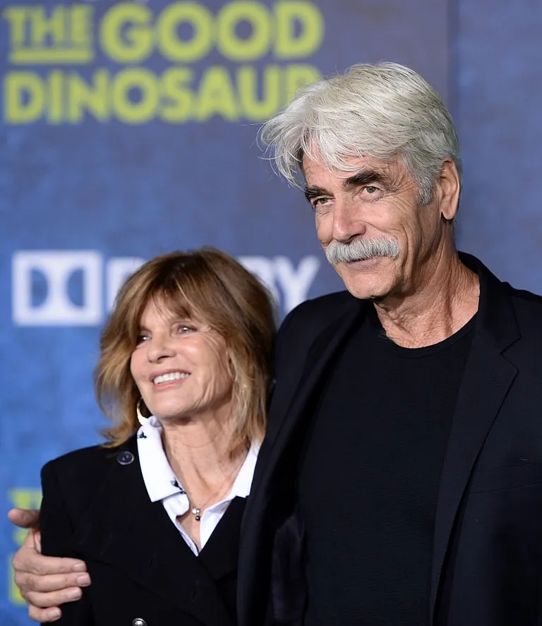 Sam Elliott and Katharine Ross arrive at the premiere of "The Good Dinosaur" on November 17, 2015 in Hollywood, California | Photo: Getty Images