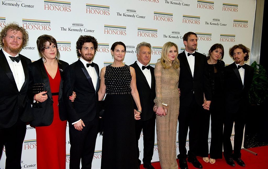 Dustin Hoffman arrives with his family for the formal Artist's Dinner honoring the recipients of the 2012 Kennedy Center Honors hosted by U.S. Secretary of State Hillary Rodham Clinton  | Getty Images