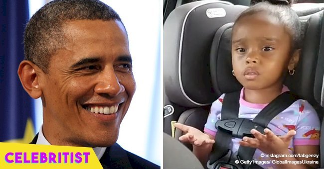 Adorable video of toddler getting confused why Barack Obama is no longer president goes viral