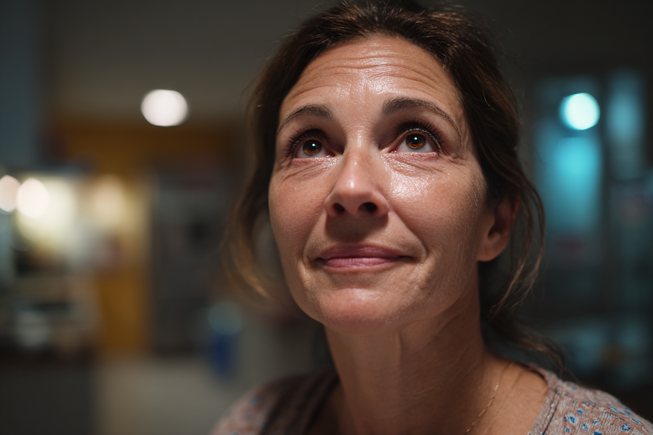 A woman talking to her husband | Source: Midjourney