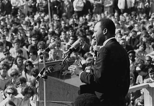 King speaking to an anti-Vietnam war rally at the University of Minnesota in St. Paul, April 27, 1967. | Photo: Wikimedia Commons Images