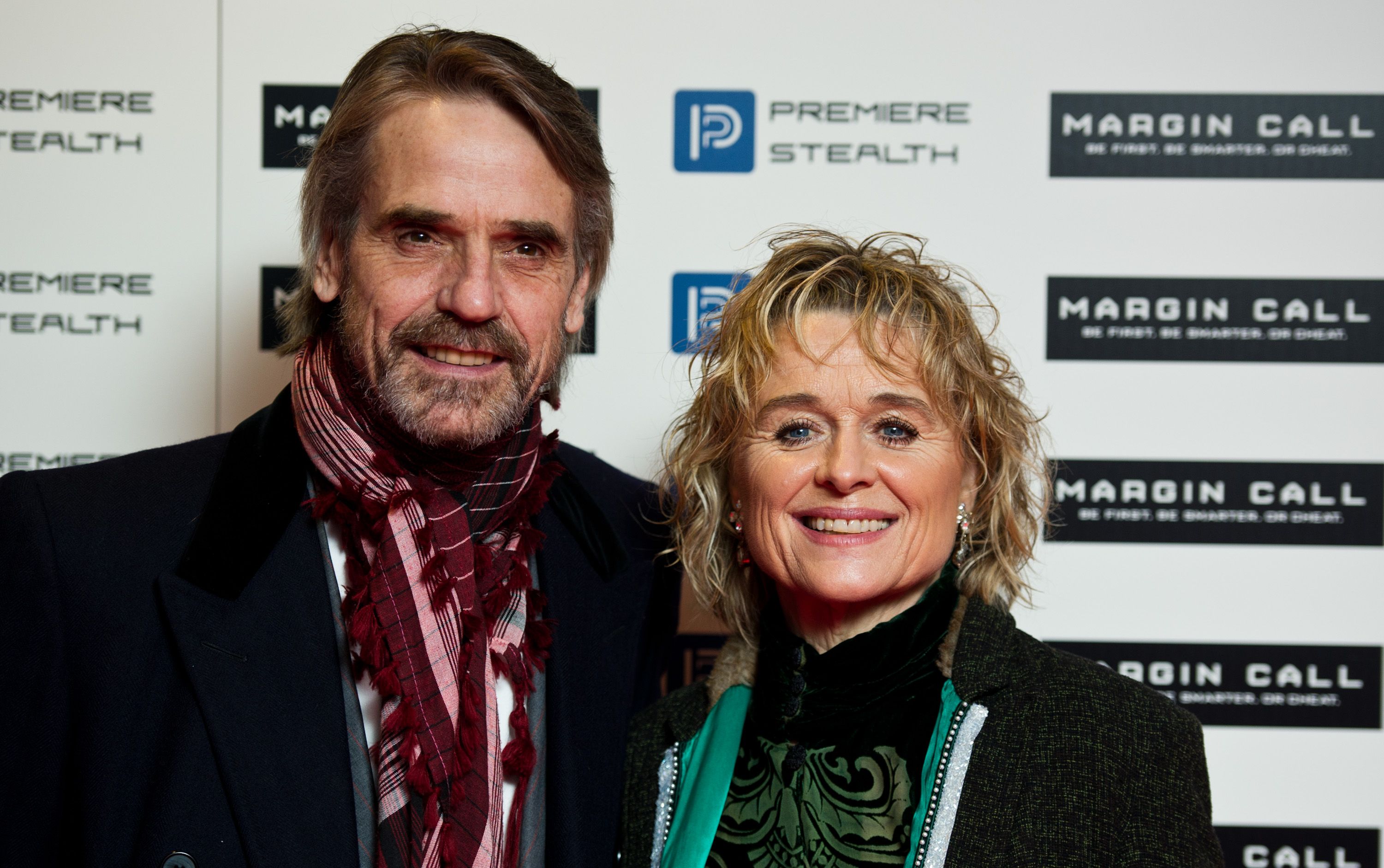 Jeremy Irons and Sinead Cusack on January 9, 2012, in London, England. | Source: Getty Images