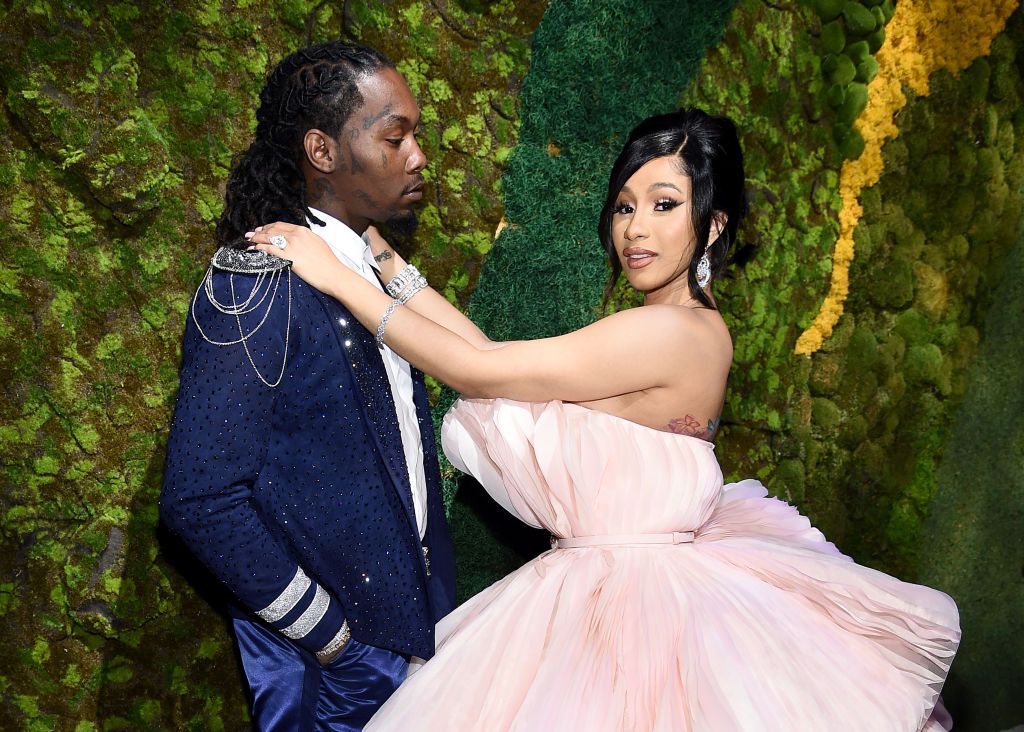 Rappers Cardi B and Offset attending Rihanna's 5th Annual Diamond Ball at Cipriani Wall Street on September 12, 2019 in New York City | Photo: Getty Images