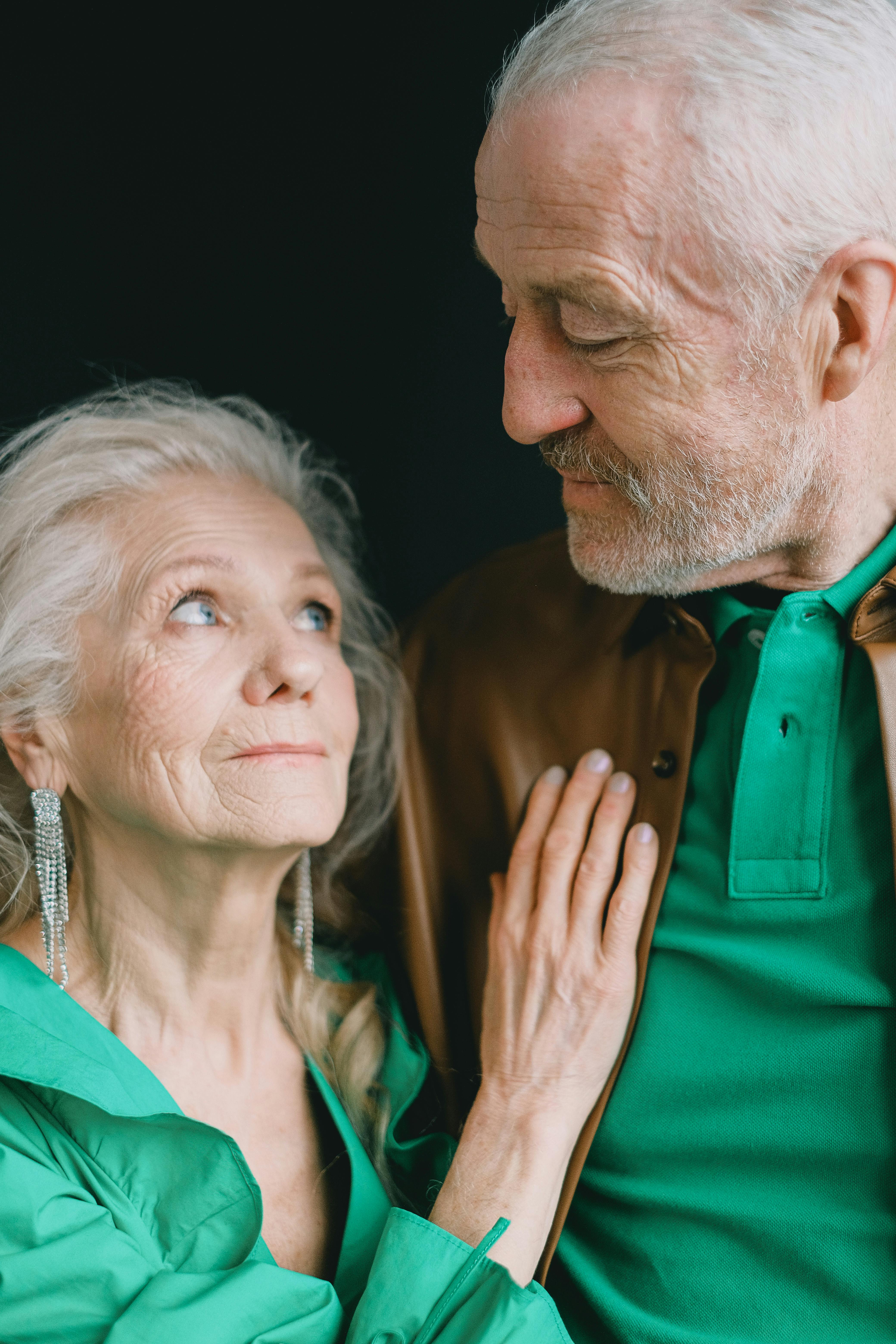 An emotional couple looking lovingly at each other | Source: Pexels