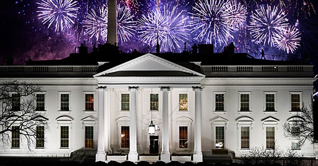 Fireworks are seen above the White House at the end of the Inauguration day for US President Joe Biden in Washington, DC, on January 20, 2021. | Photo: Getty Images