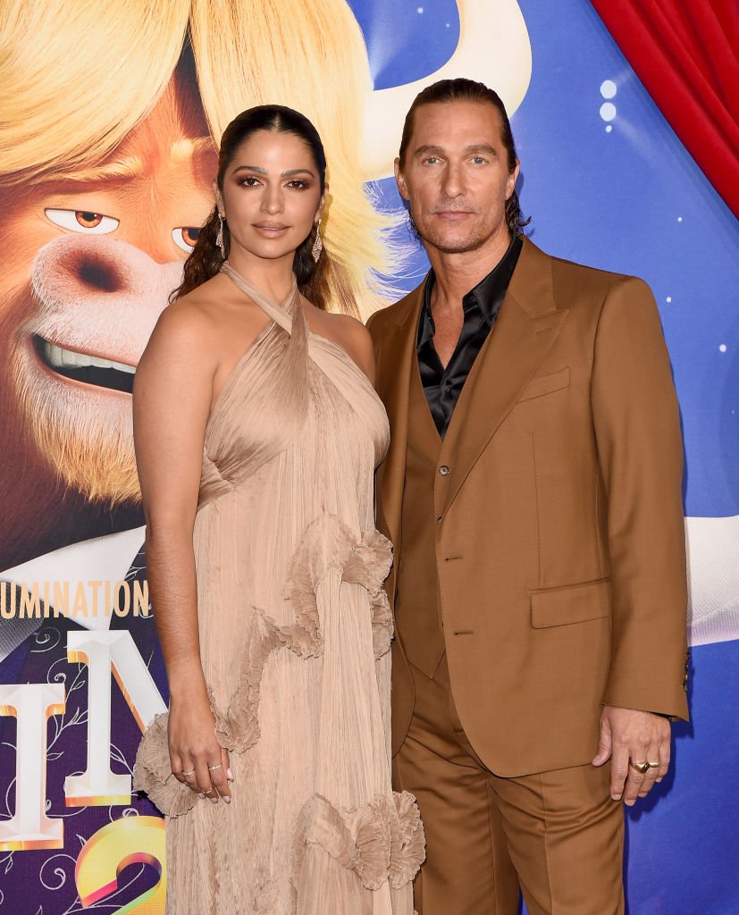 Camila Alves and Matthew McConaughey attend the Premiere of Illumination's "Sing 2" on December 12, 2021. | Source: Getty Images