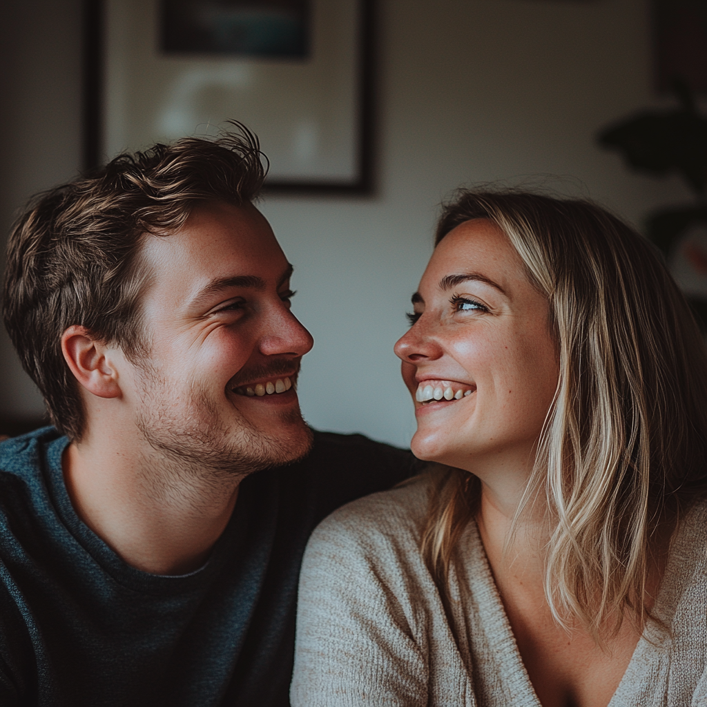 A happy and loving couple | Source: Midjourney