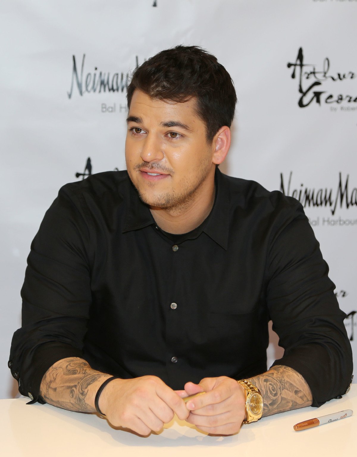 Rob Kardashian presents his Arthur George Socks Collection at Neiman Marcus Bal Harbour at Neiman Marcus on December 10, 2012 | Photo: Getty Images