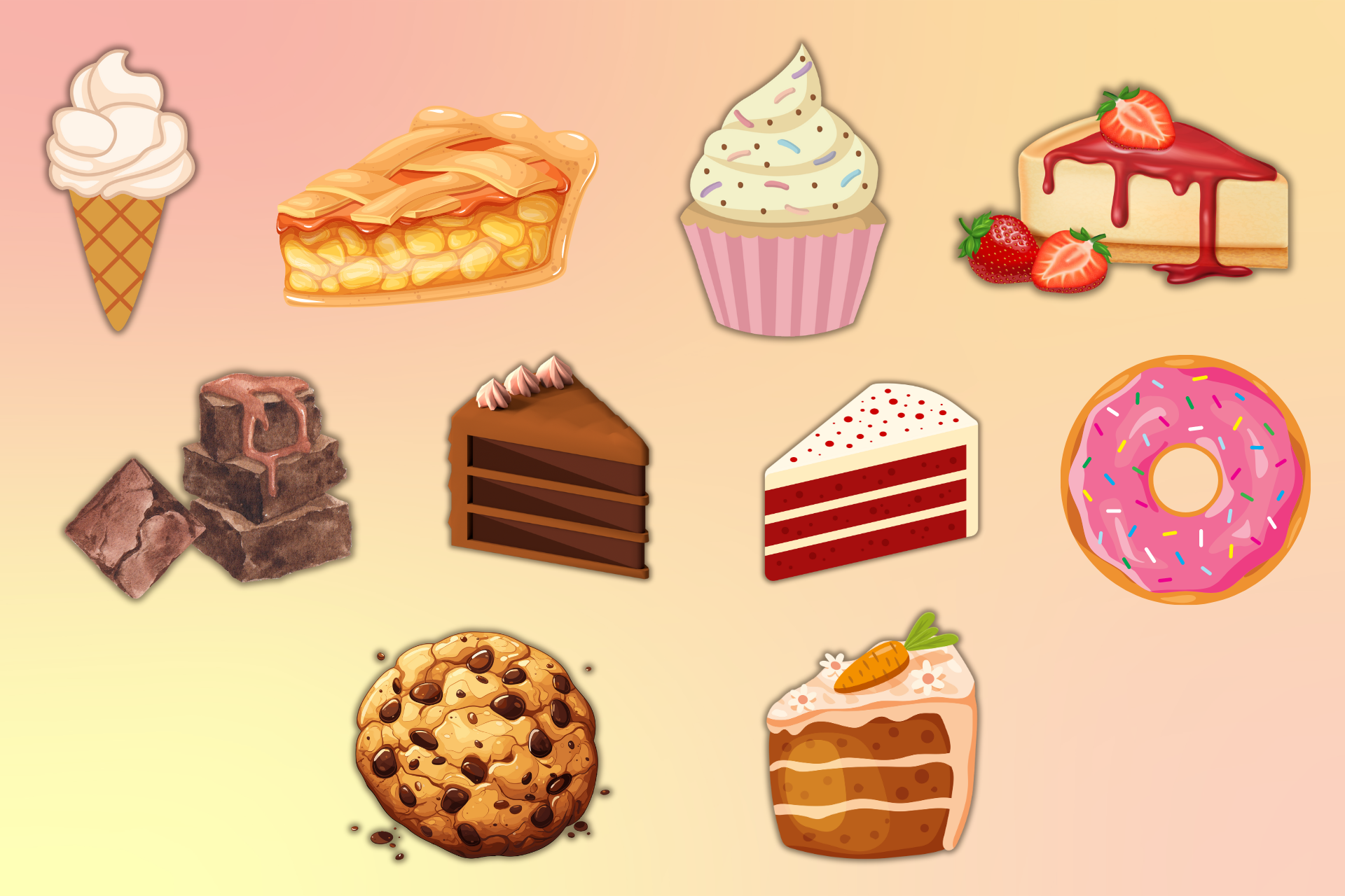 A collection of yummy desserts | Source: Amomama