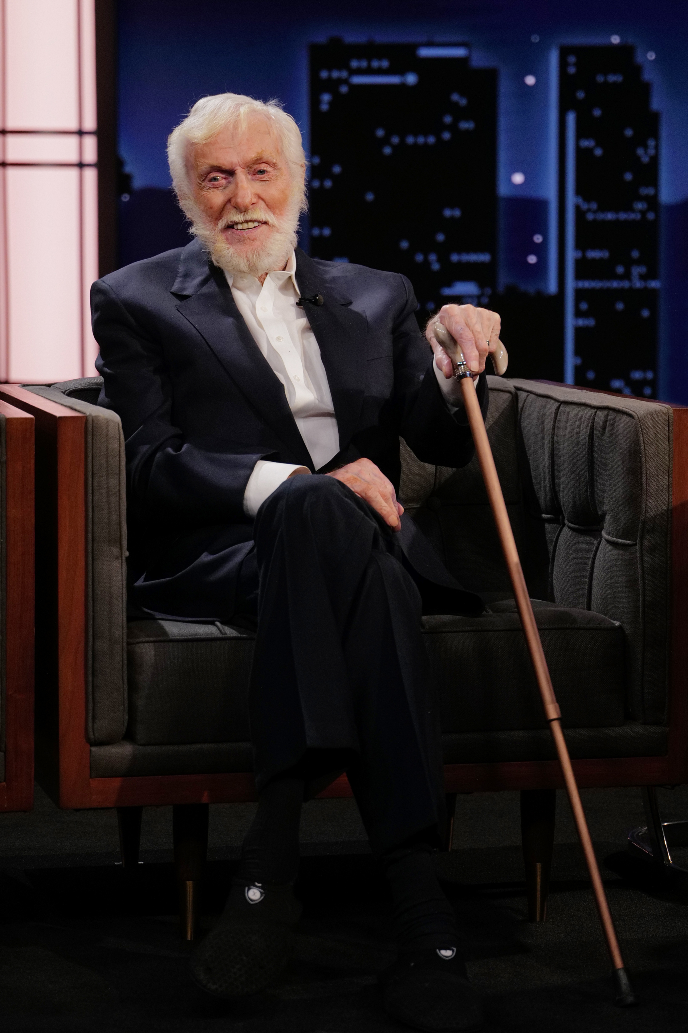 Dick Van Dyke on "Jimmy Kimmel Live" in 2024. | Source: Getty Images