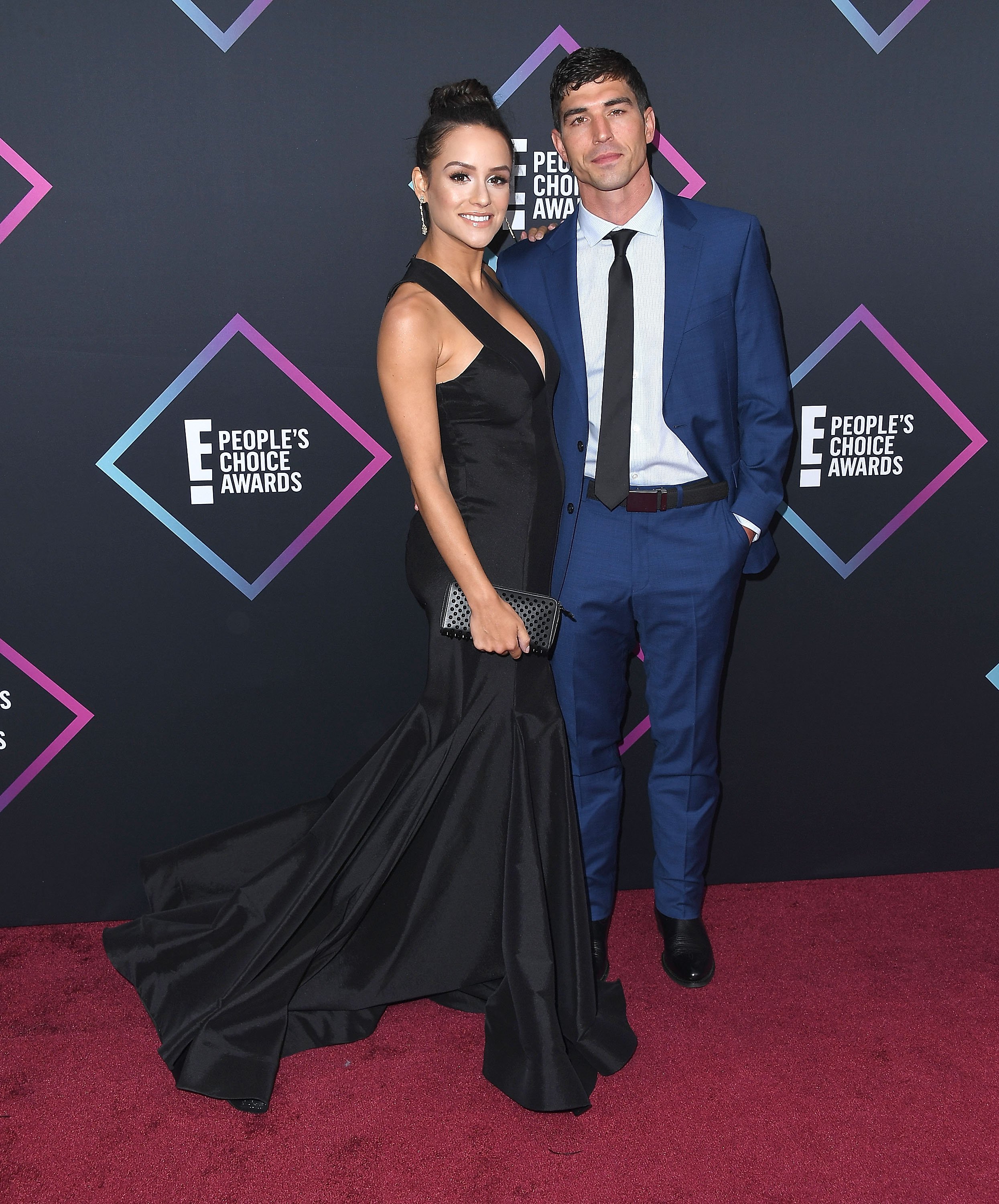 Cody Nickson, Jessica Graf arrives at the People's Choice Awards 2018 at Barker Hangar on November 11, 2018 | Photo: Getty Images