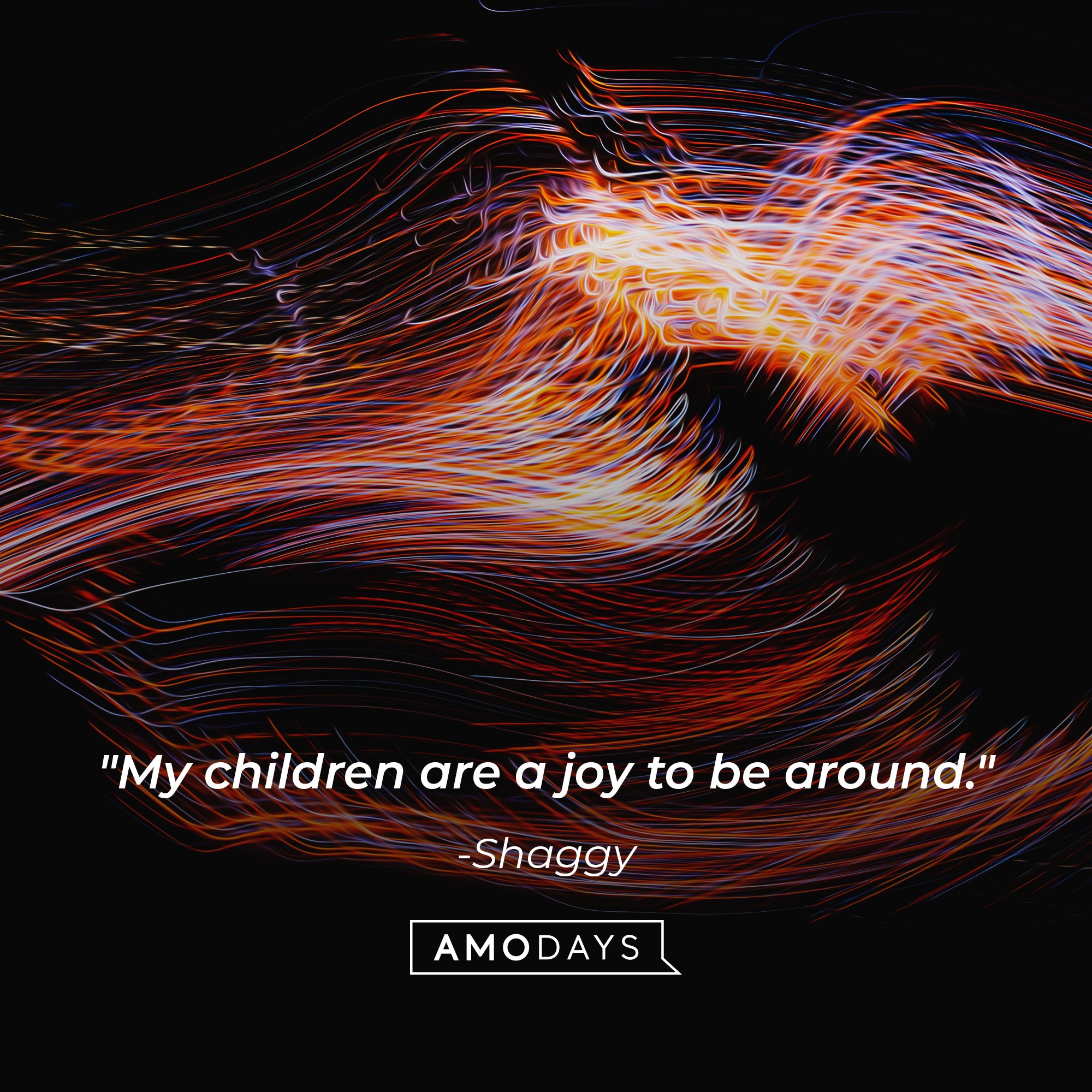 Shaggy's quote: "My children are a joy to be around." | Image: AmoDays