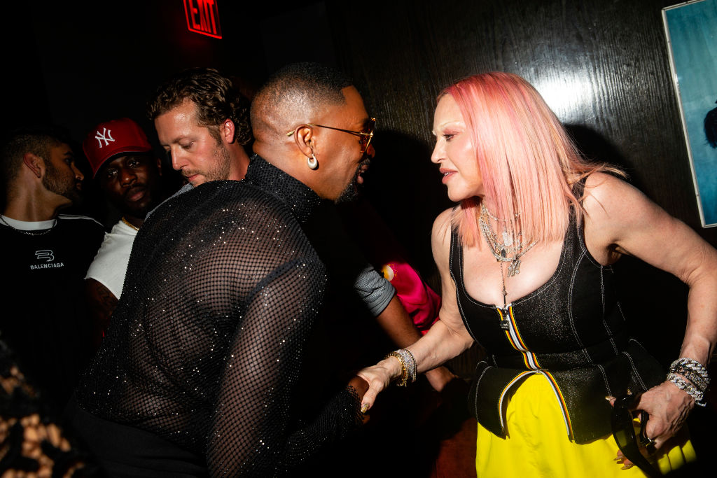 LaQuan Smith and Madonna attend the LaQuan Smith NYFW after party at The Blond on September 12, 2022 in New York City | Source: Getty Images