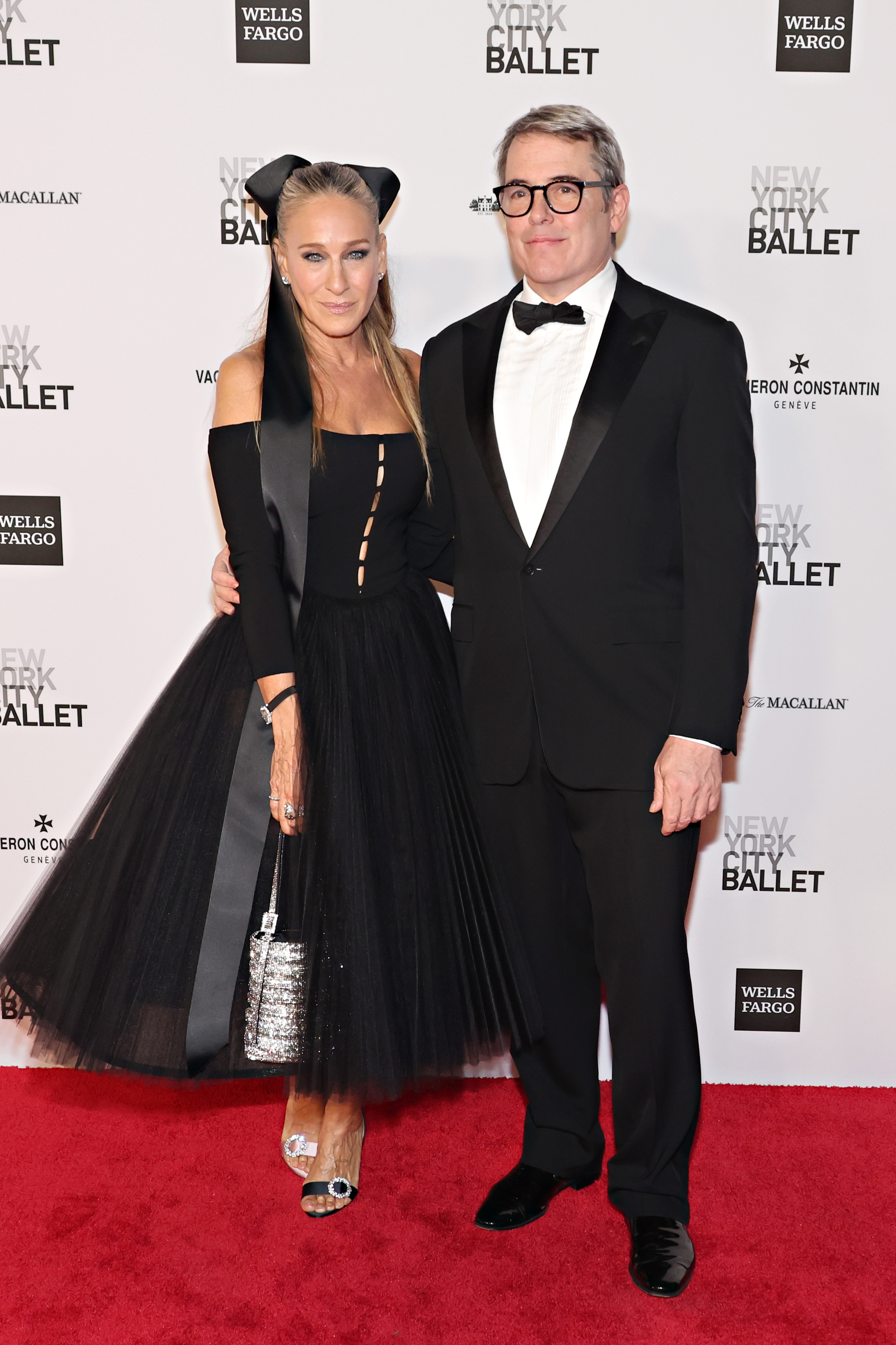Sarah Jessica Parker and Matthew Broderick at the  New York City Ballet Fall Fashion Gala in New York City on October 5, 2023 | Source: Getty Images