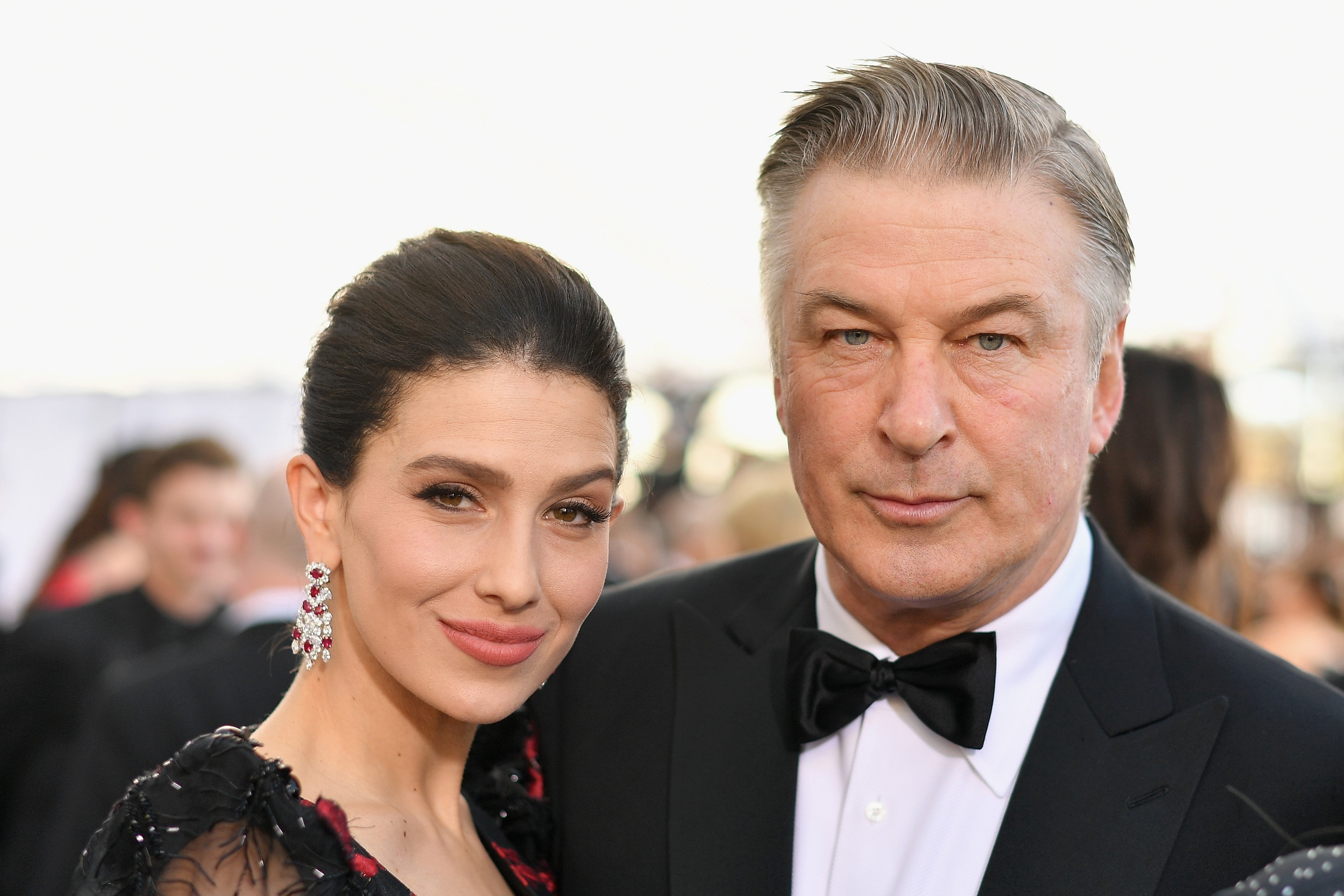Hilaria Baldwin and Alec Baldwin on January 27, 2019 in Los Angeles, California | Source: Getty Images 