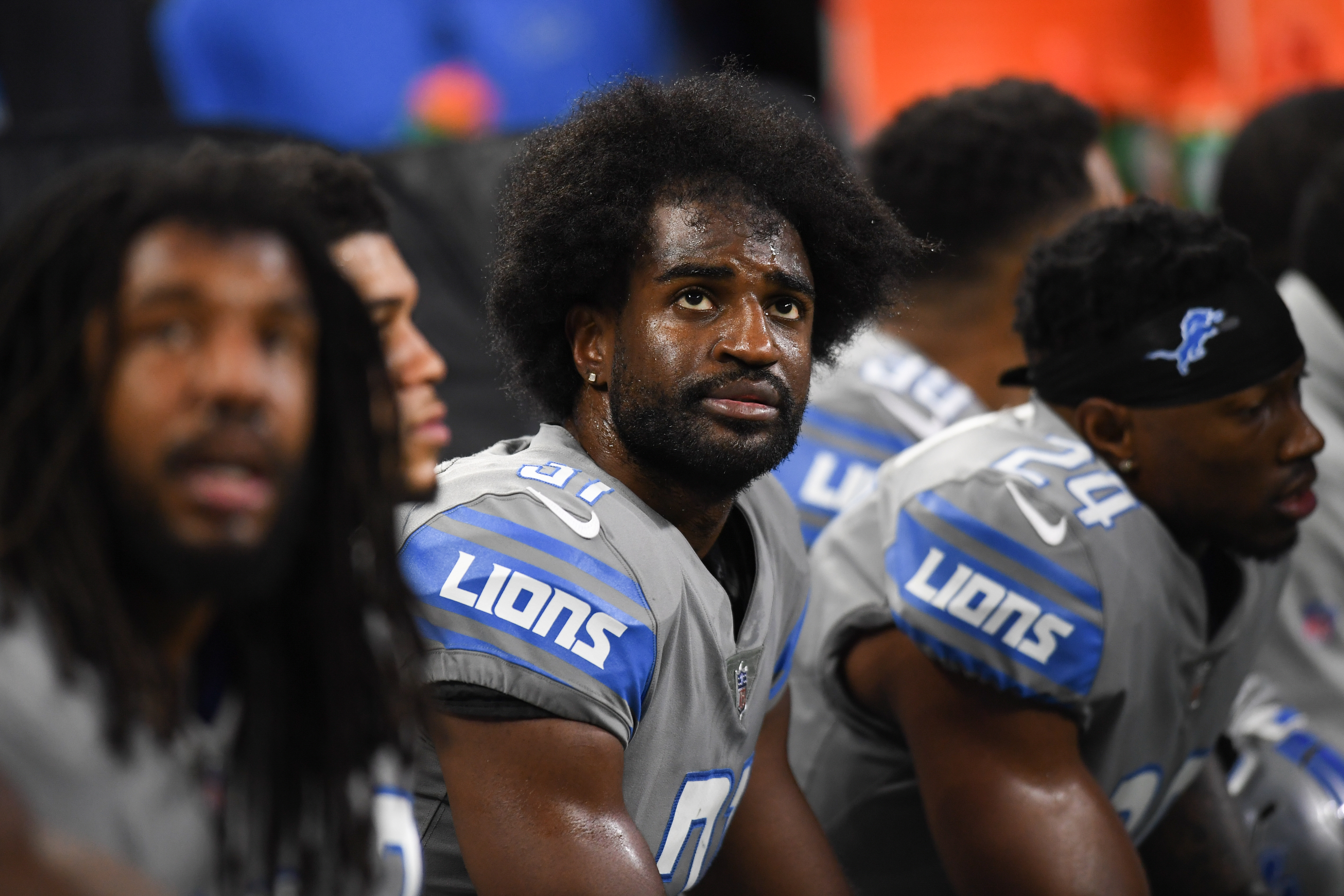 D.J. Hayden of the Detroit Lions during a game against the Chicago Bears on December 16, 2017 in Detroit, Michigan | Source: Getty Images