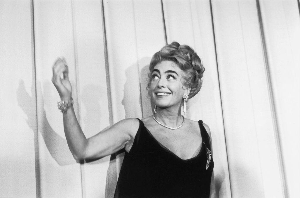 American film actress Joan Crawford (1904 - 1977) at the Oscars award ceremony in Hollywood | Photo: Getty Images