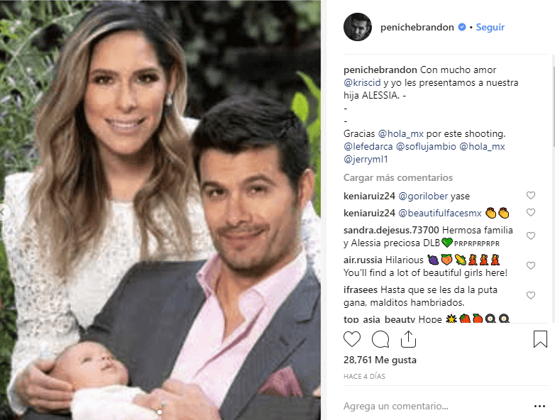 Brandon Peniche con su familia / Imagen tomada de: Instagram / Penichebrandon Brandon Peniche con su familia / Imagen tomada de: Instagram / Penichebrandon