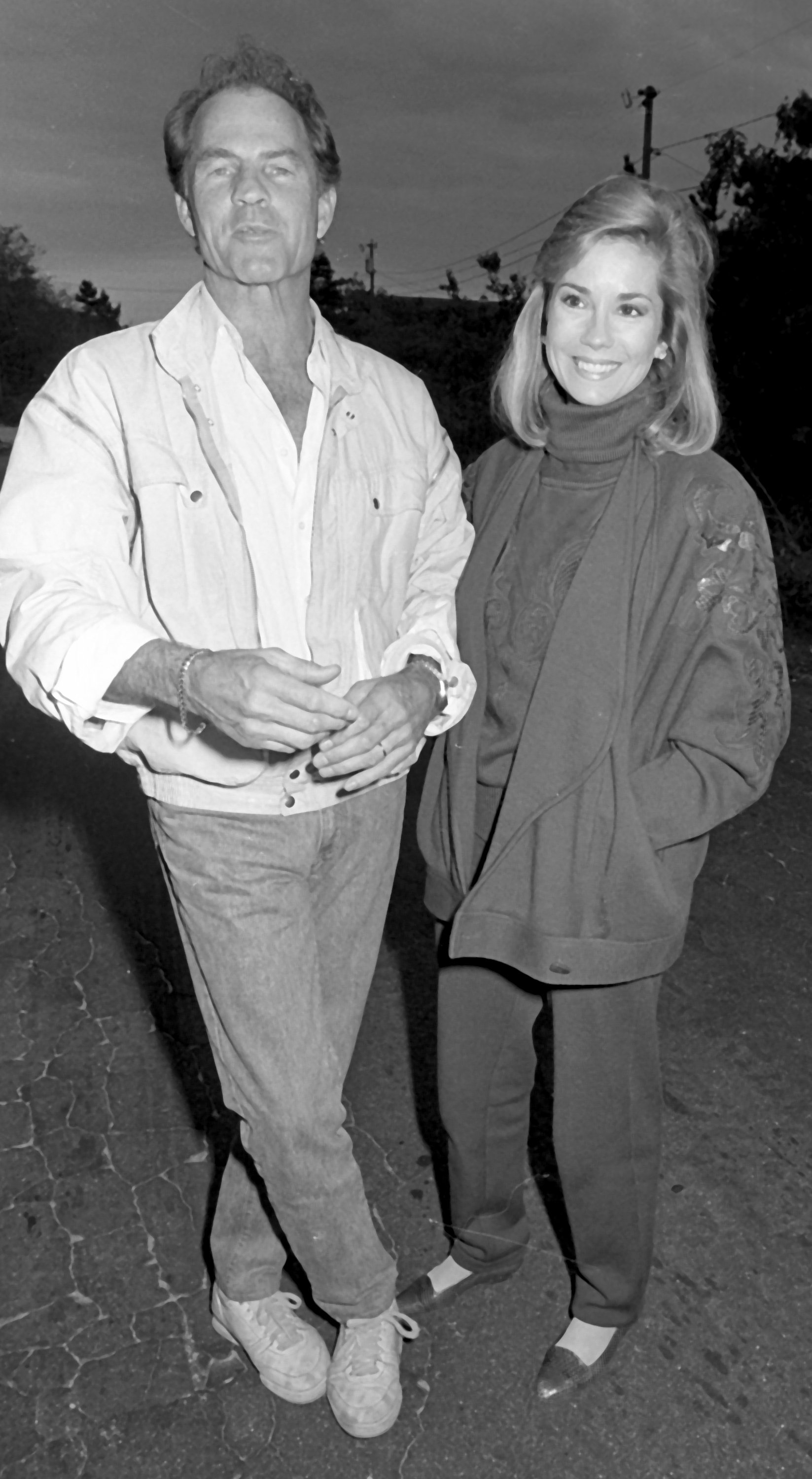 Frank Gifford and Kathie Lee Johnson at their wedding reception on October 18, 1986, in Bridgehampton, New York. | Source: Ron Galella/Ron Galella Collection/Getty Images