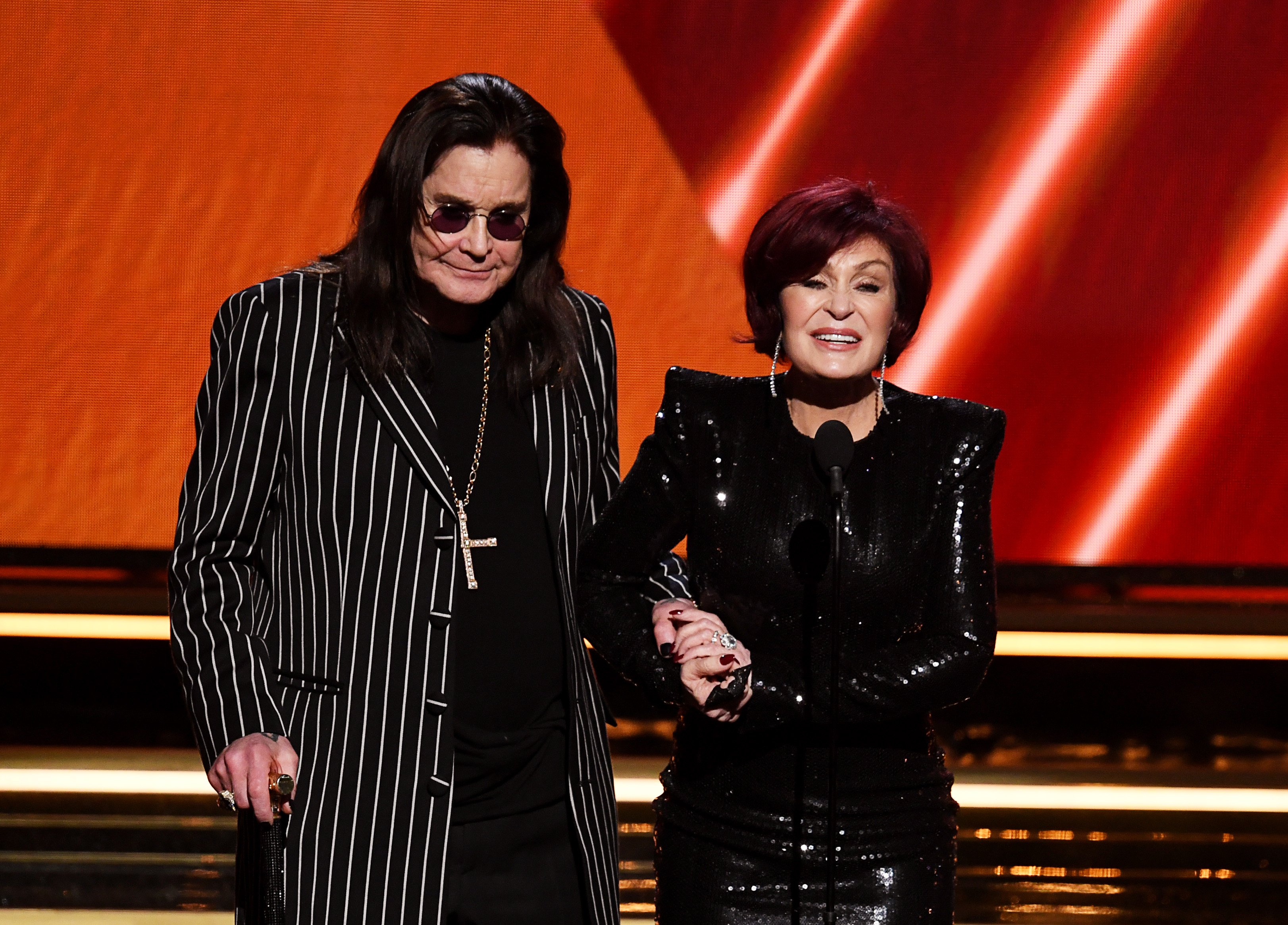 Ozzy and Sharon Osbourne at the 62nd Annual Grammy Awards on January 26, 2020, in Los Angeles, California | Source: Getty Images