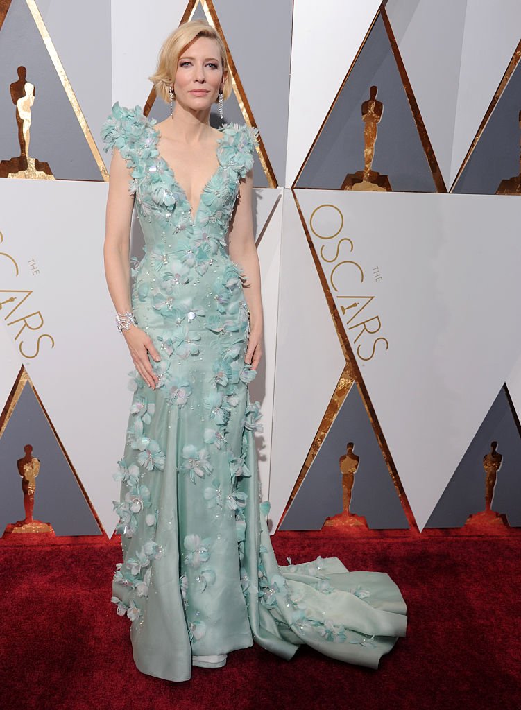 Cate Blanchett at the 88th Annual Academy Awards at Hollywood & Highland Center on February 28, 2016 | Photo: Getty Images