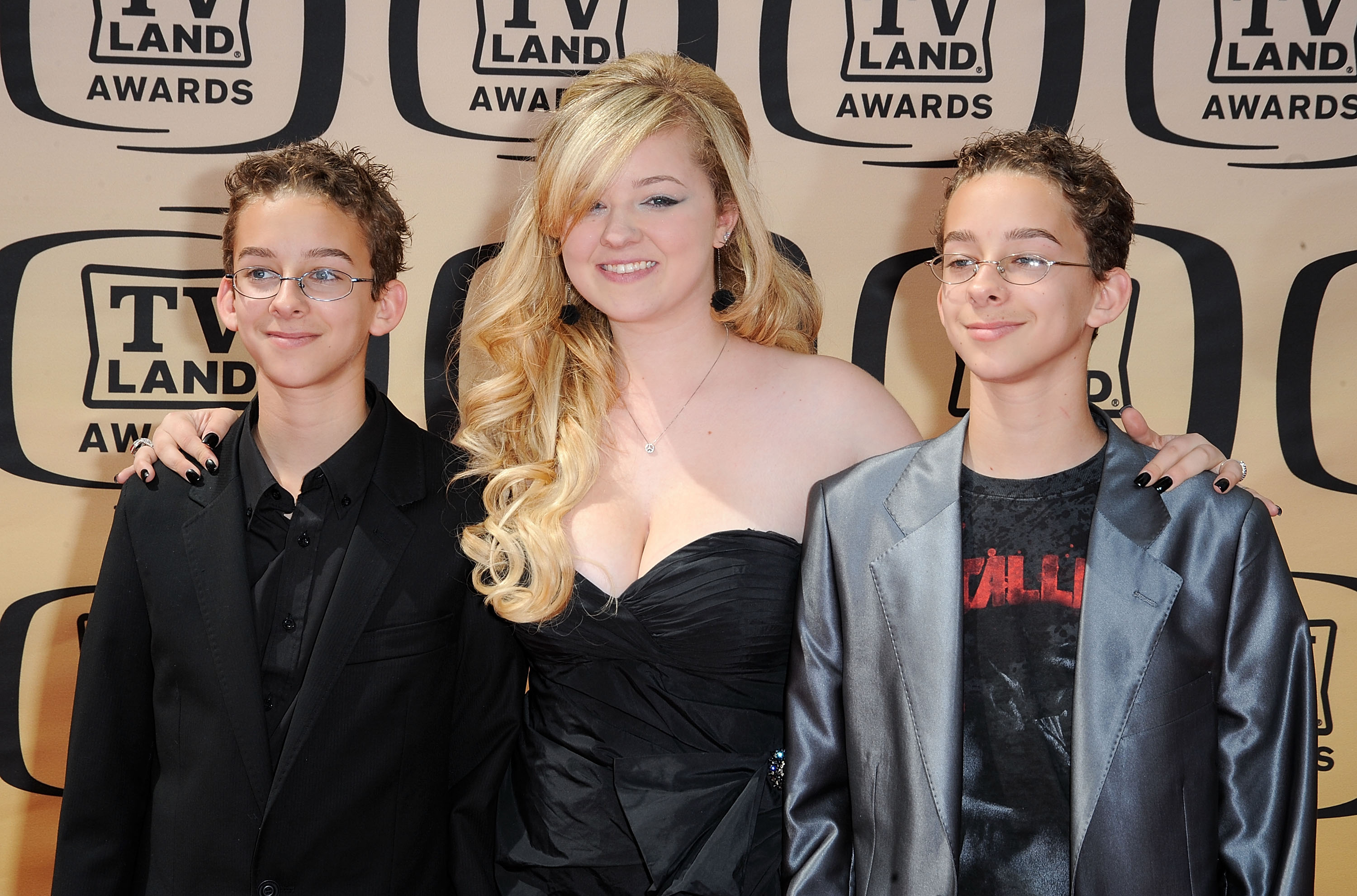Madylin Sweeten has changed her hair color from blonde to red over the years. In this photo, she attended the 8th Annual TV Land Awards at Sony Studios with her brothers, Sawyer and Sullivan Sweeten, on April 17, 2010, in Culver City, California. | Source: Getty Images