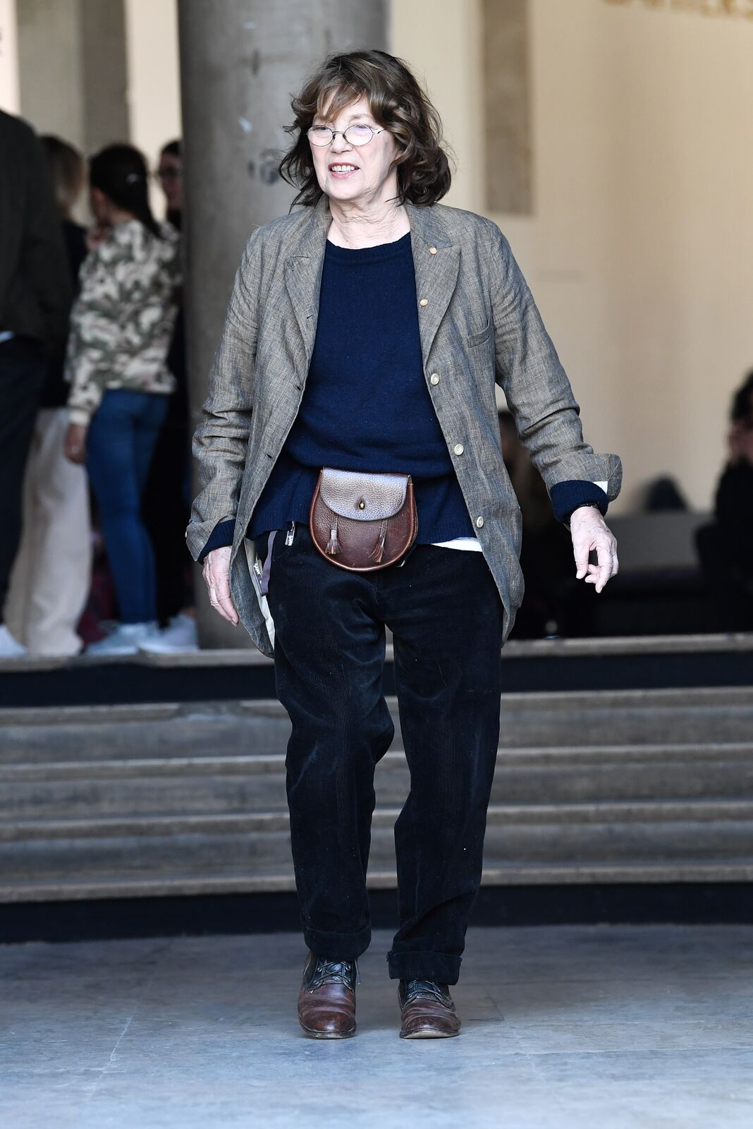 Jane Birkin aperçue dans la rue. | Photo : Getty Images