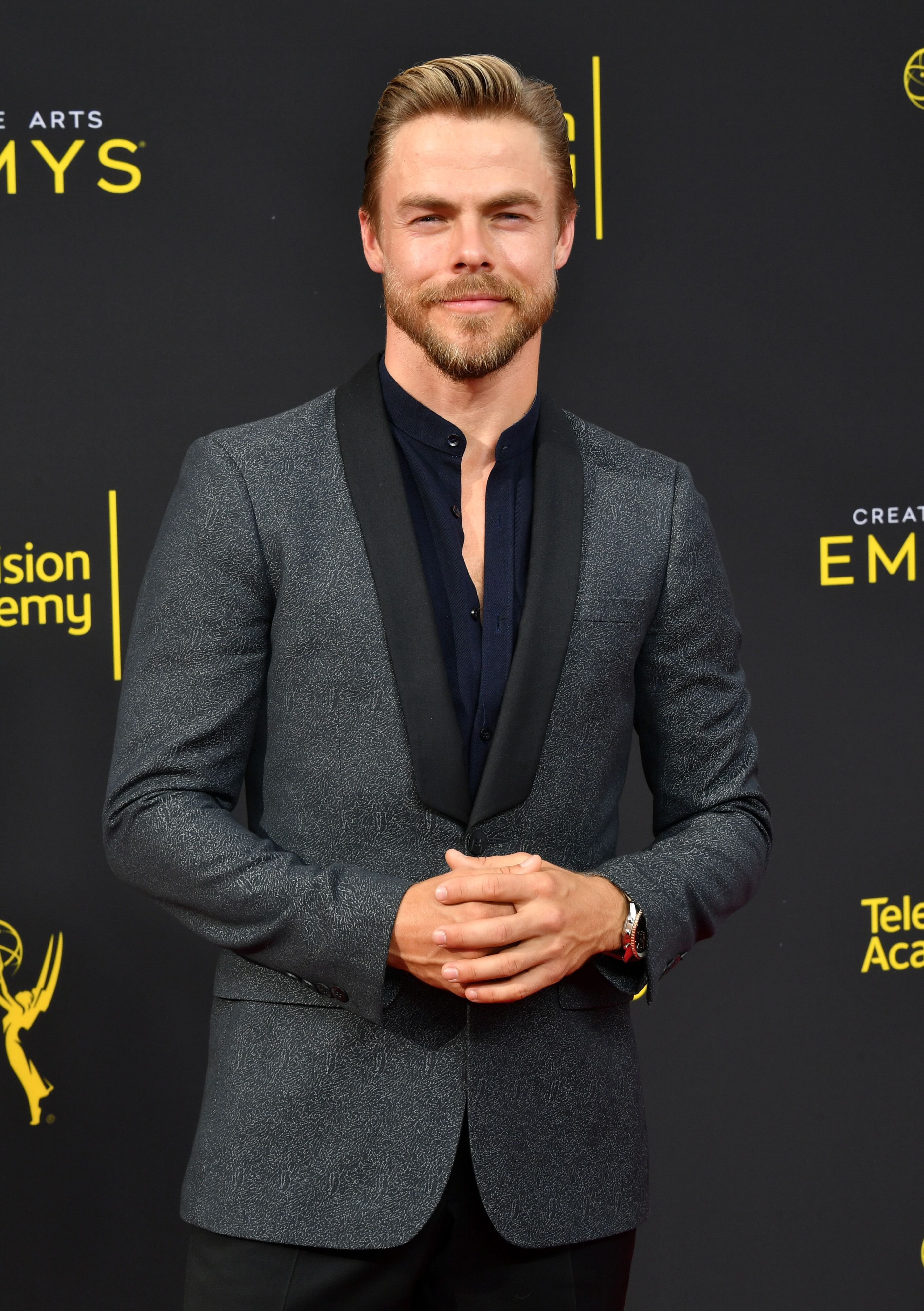 Derek Hough at the Creative Arts Emmy Awards on September 14, 2019, in Los Angeles, California | Photo: Amy Sussman/Getty Images