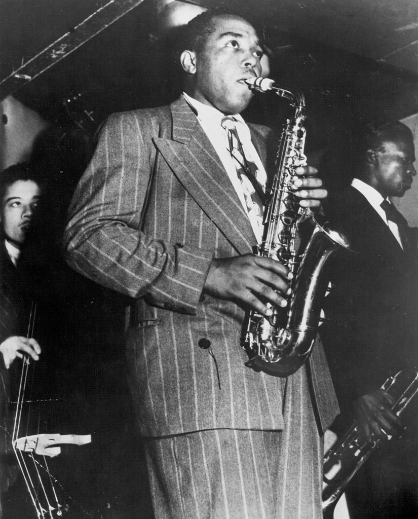 Portrait photo of Charlie Parker playing his saxophone circa 1940. | Photo: Getty Images