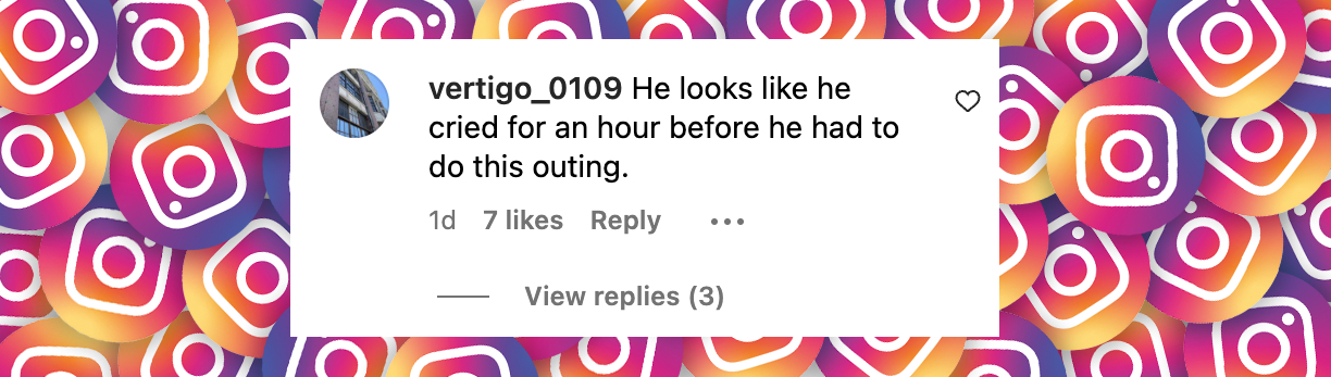 A netizen's comment on Keanu Reeves' appearance, posted on October 29, 2024 | Source: Instagram.com/people